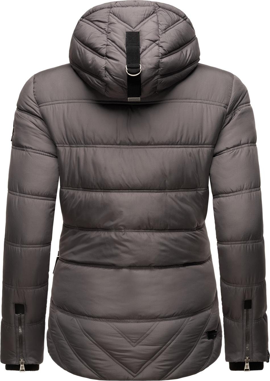 Navahoo Steppjacke Renesmee warm gesteppte Winterjacke mit Kapuze – Bild 3 von 4