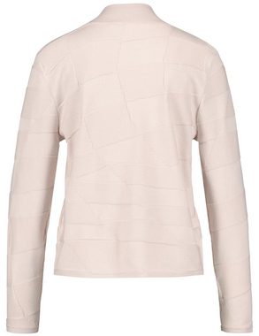 GERRY WEBER Strickpullover Pullover Mit Strickmuster Und Turtleneck