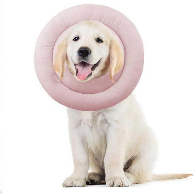 CALIYO Hunde-Halsband „Halskrause Hund Katzen Schützender Hundekragen“, für Haustiere Katzen Hunde Nach Operation und Verletzungen