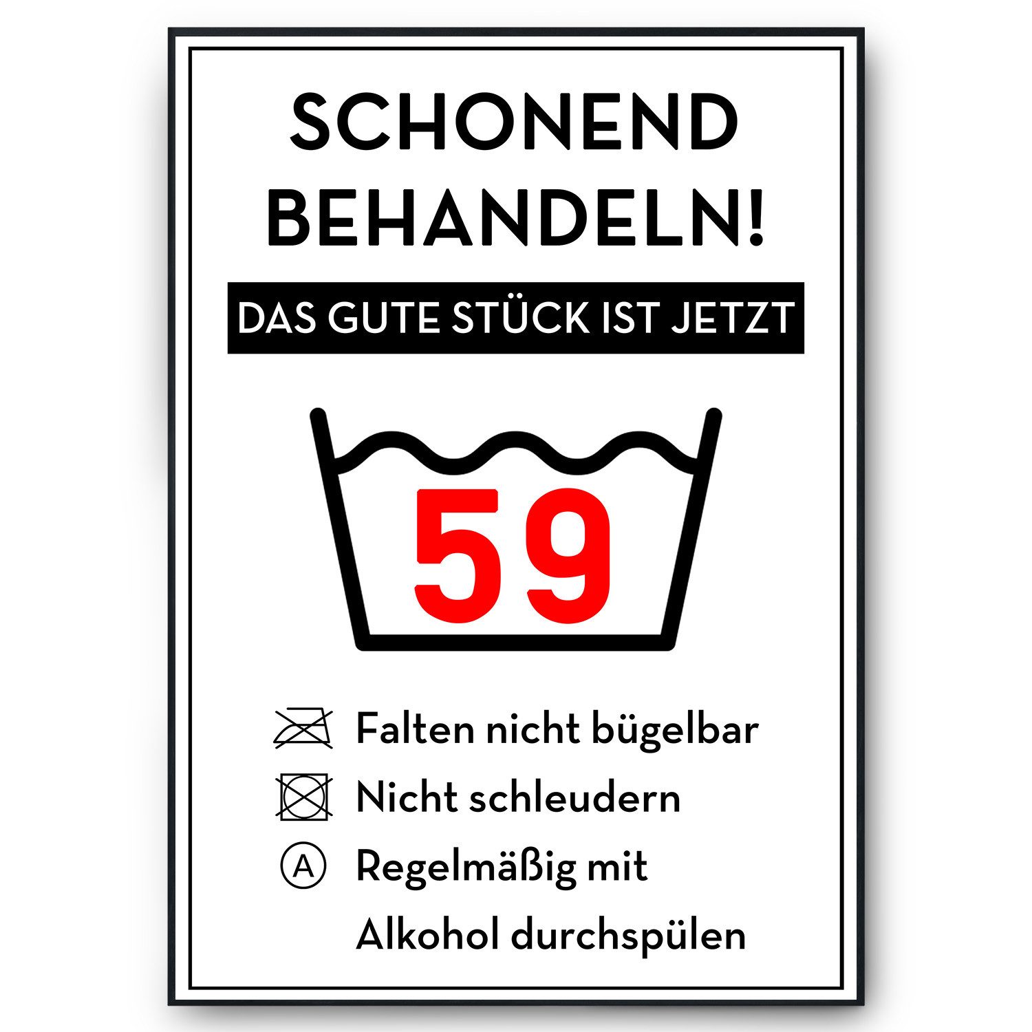 Tigerlino Poster Geburtstag Geschenk Urkunde Lustig günstig online kaufen