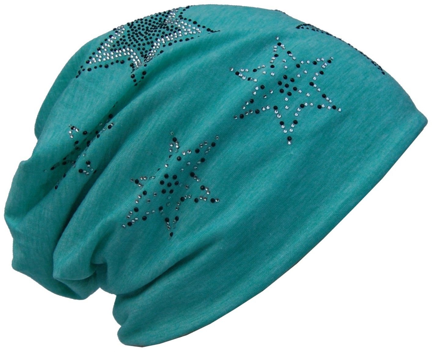 Cool4 Beanie Jersey Beanie Elastisch mit Strass