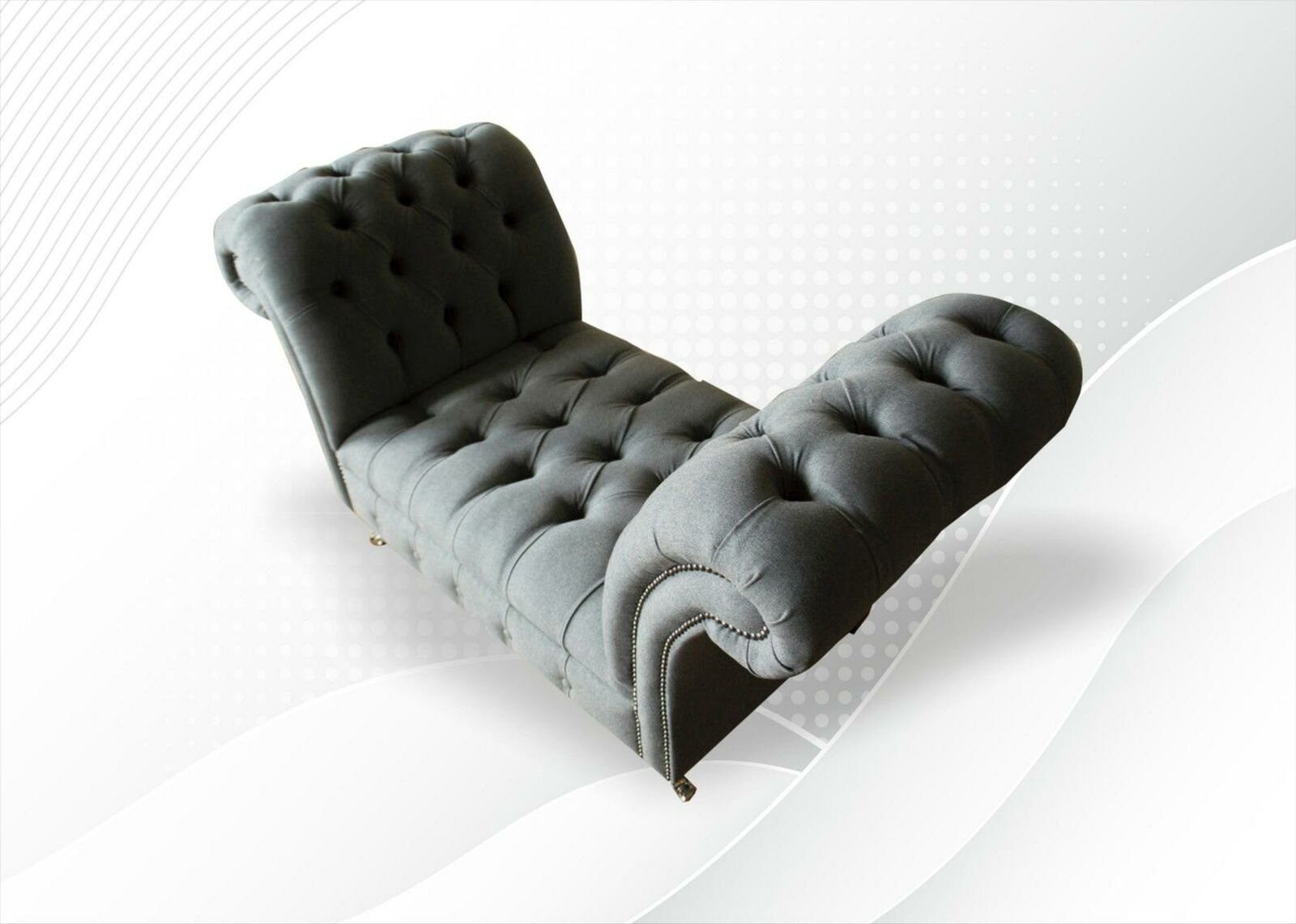Luxus Grau Wohnzimmer JVmoebel Designer Polster Sessel Einsitzer Relax Neu Sessel,