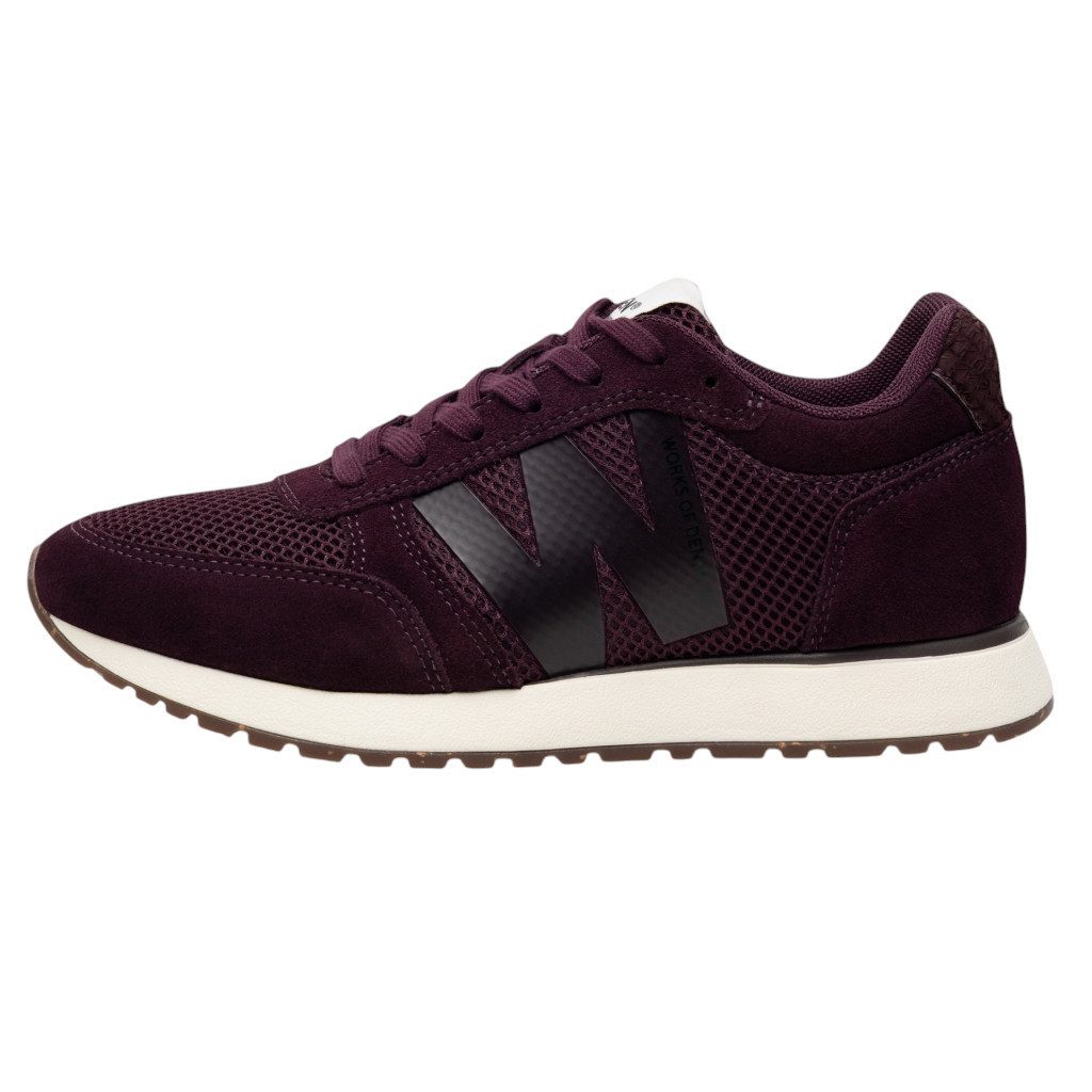 WODEN Ronja Icon (Veloursleder/Mesh) cherryrot Damen Sneaker