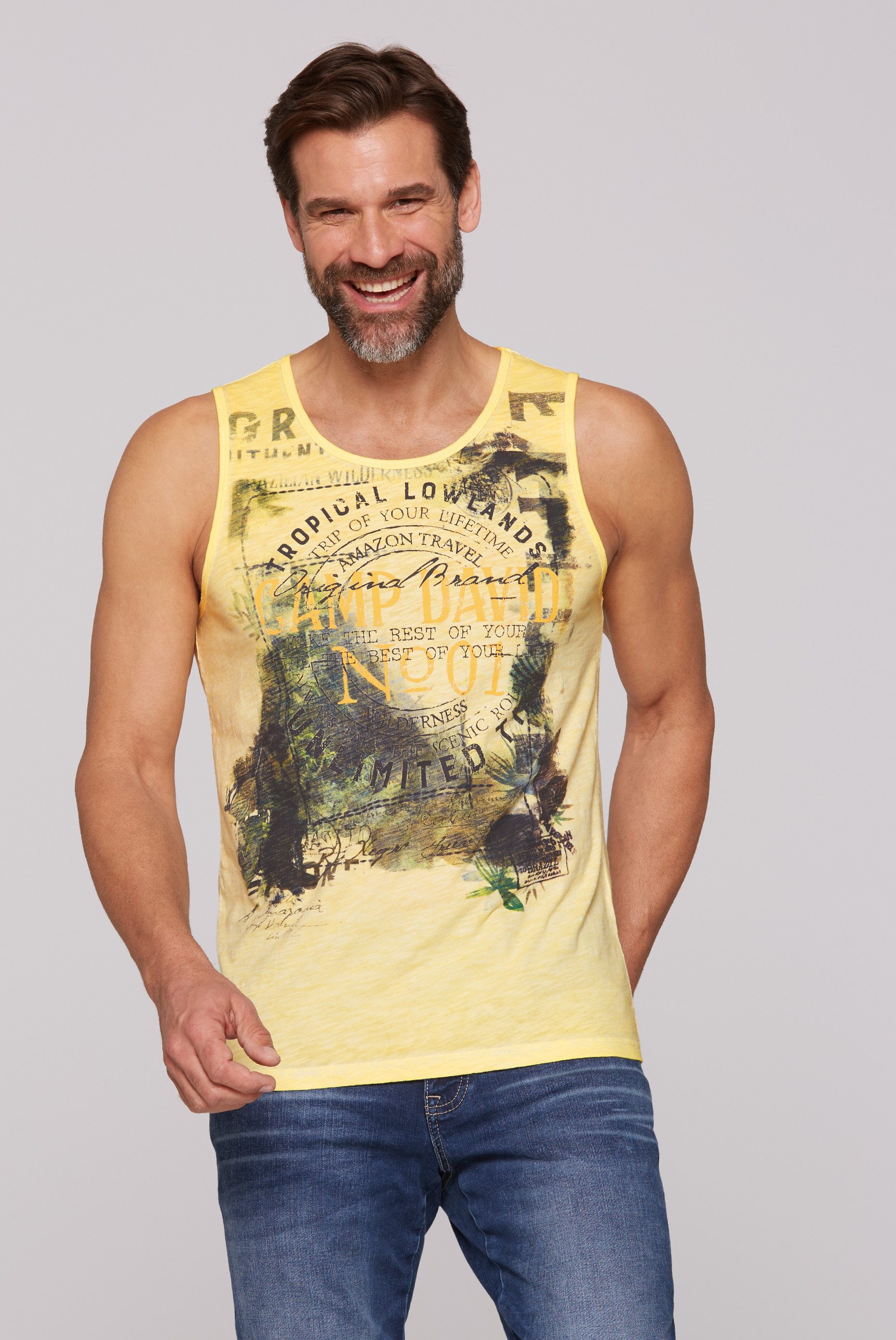 CAMP DAVID Tanktop aus Baumwolle