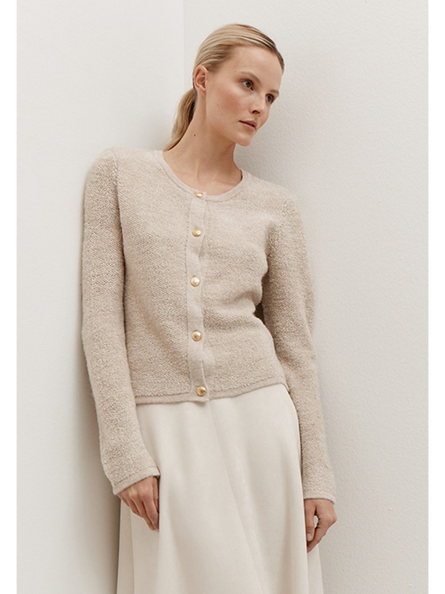 MORE&MORE Cardigan kuschelige Langarmstrickjacke günstig online kaufen