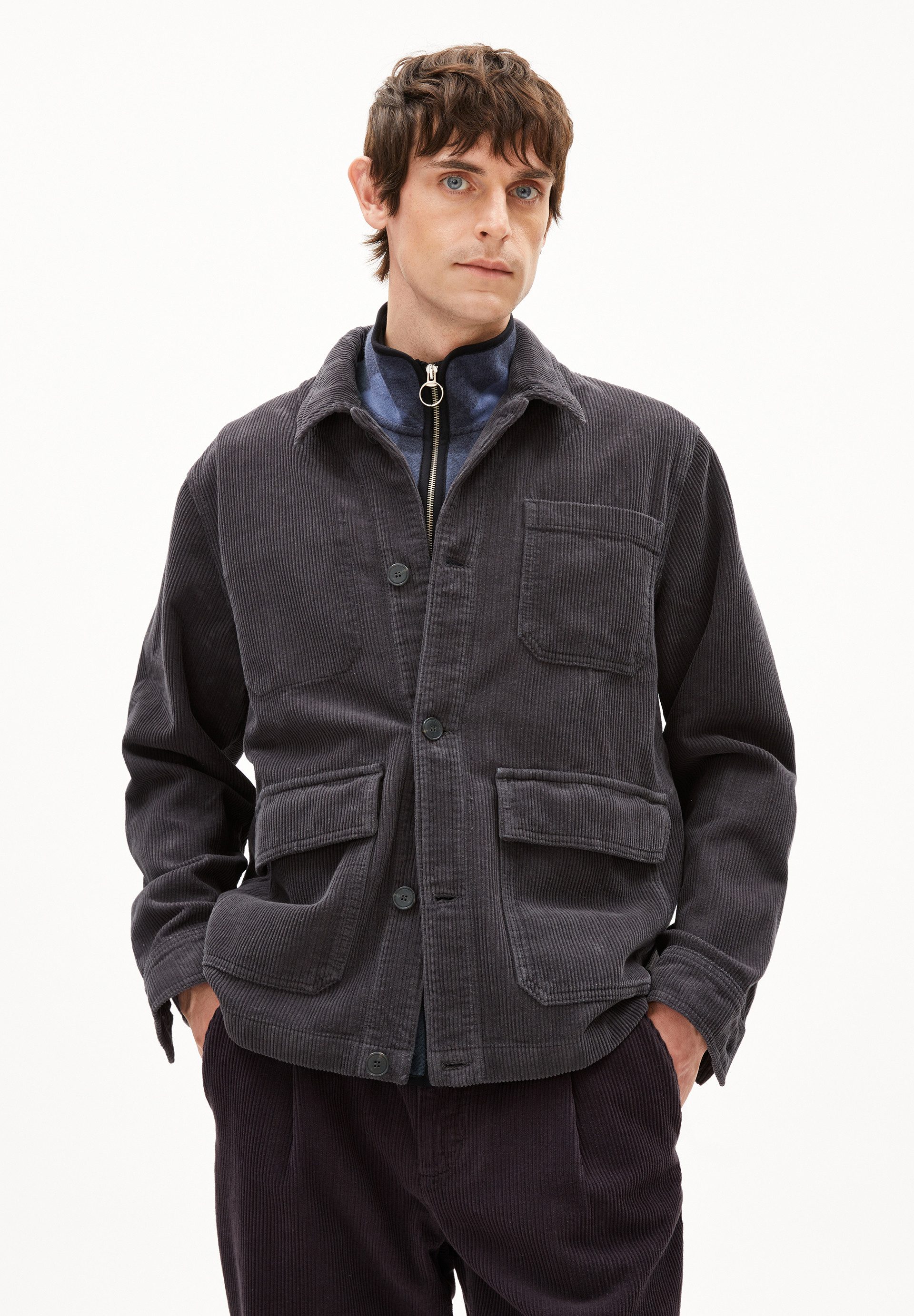Armedangels Hemdjacke AVAAN Cord Overshirt aus Bio-Baumwoll Mix Regular Fit günstig online kaufen
