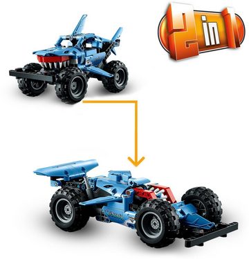 LEGO® Konstruktionsspielsteine Monster Jam™ Megalodon™ (42134), LEGO® Technic 2in1, (260 St)