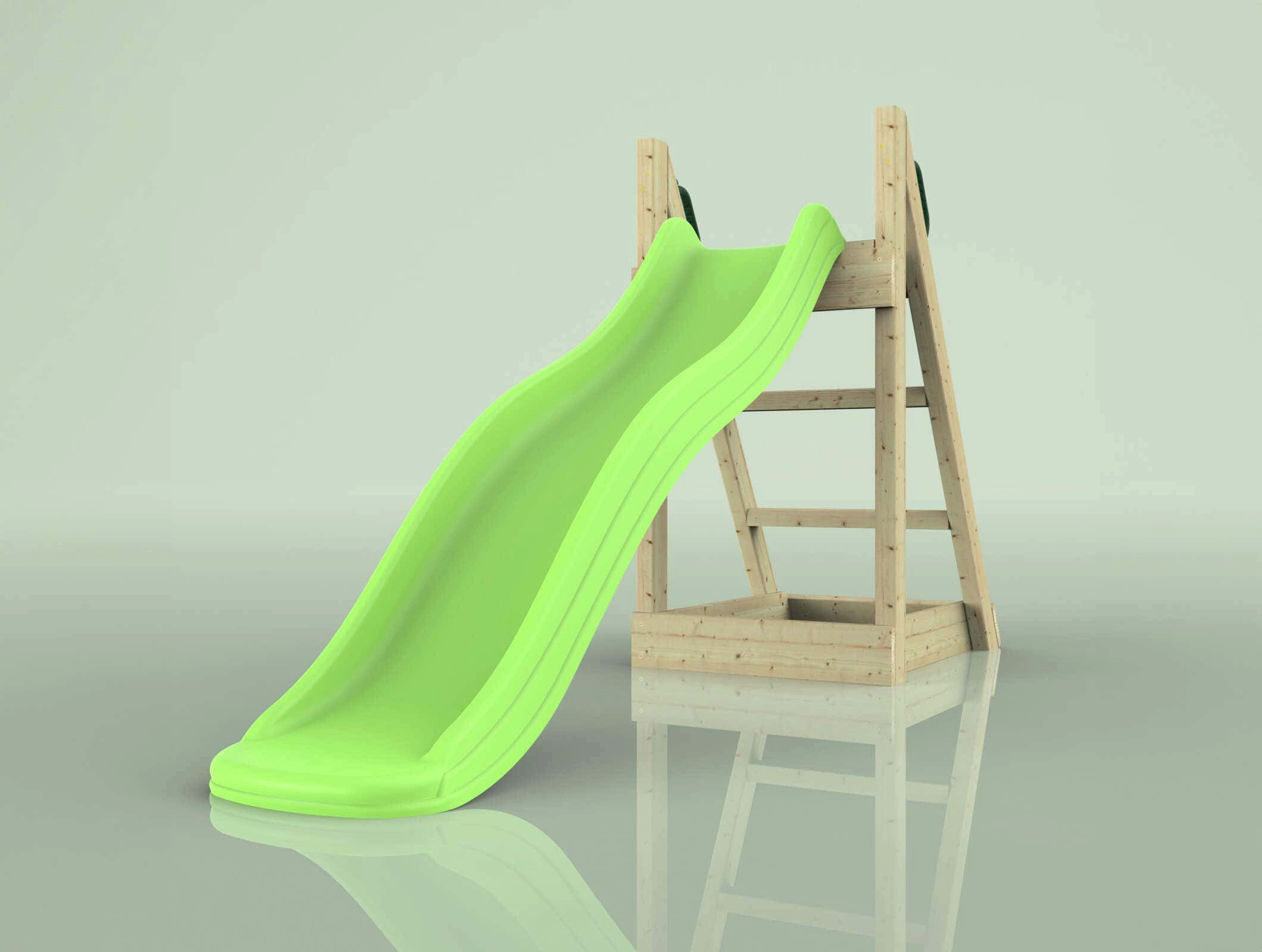 OutdoorToys Rutsche Löwe 175 cm, aus Holz mit Rutsche