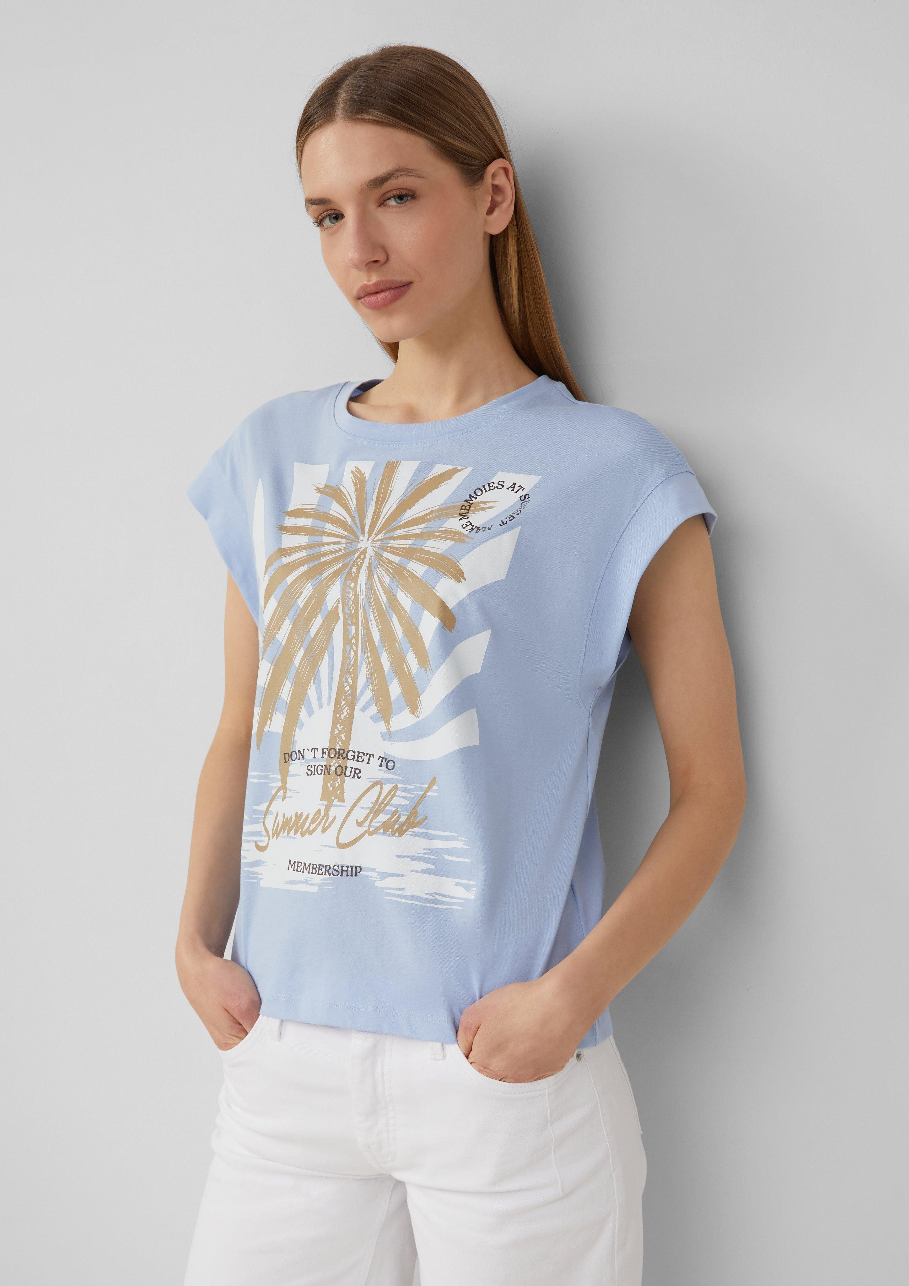 s.Oliver Shirttop T-Shirt im Relaxed Fit günstig online kaufen