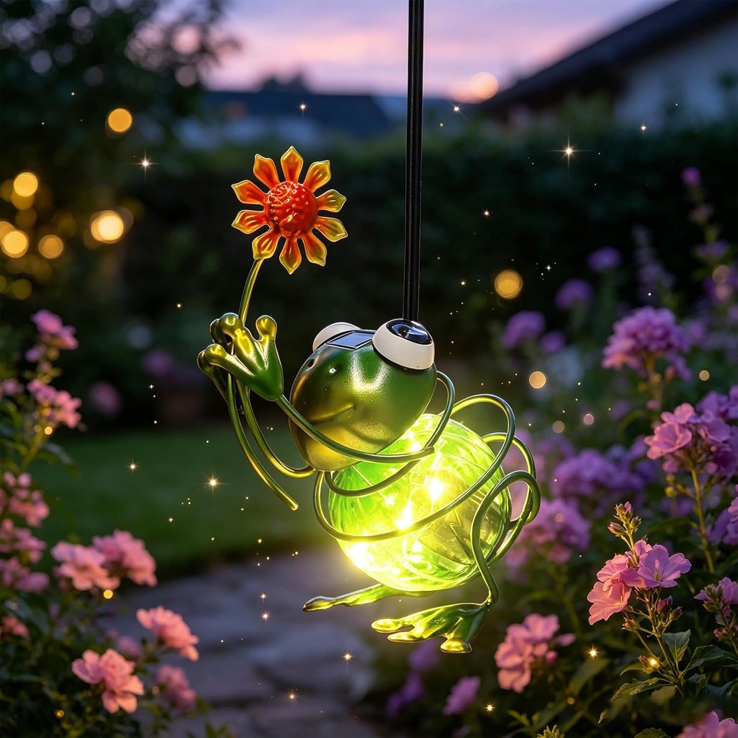FELIXLEO LED Solarleuchte Solar Schmetterlinge Außen Solar Deko Garten Hängend Wetterfest LED