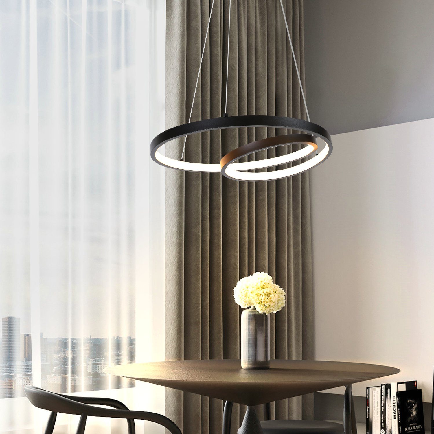 ZMH Pendelleuchte 40CM Design Modern für günstig online kaufen