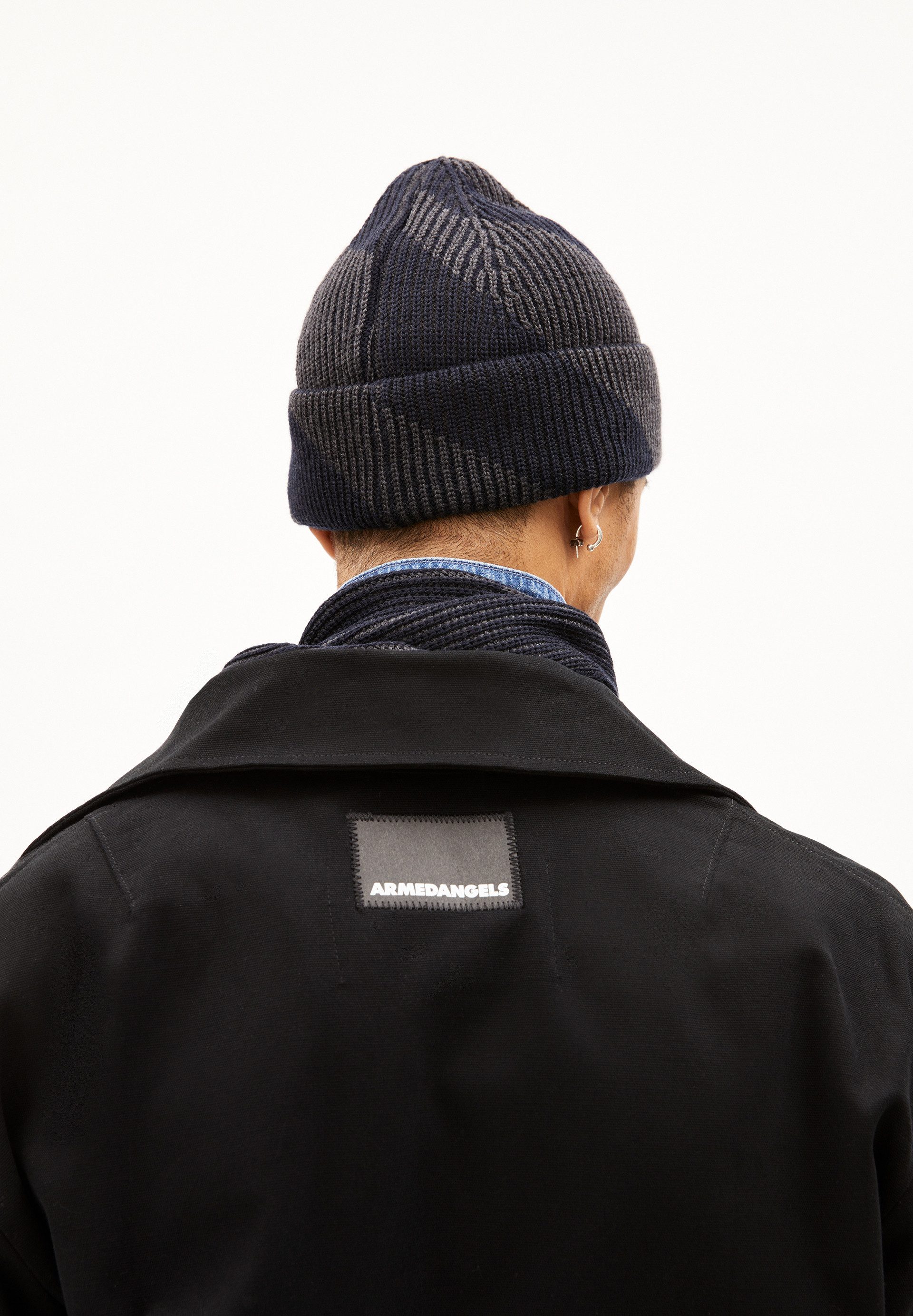 Armedangels Baseball Cap NILDAAO WOOL STRIPES Unisex Mütze Aus Bio-Wolle