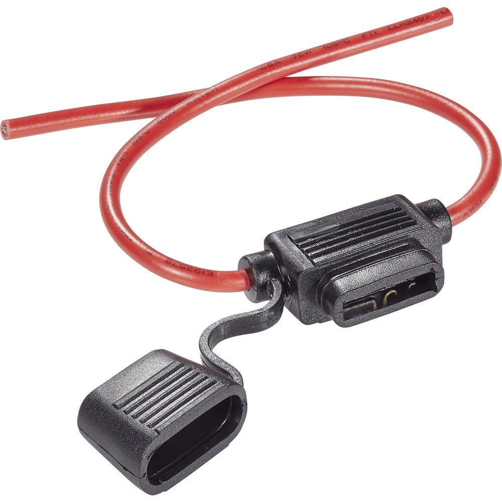 TRU COMPONENTS Sicherungshalter TRU COMPONENTS 24 + + Standard 30, + 30 6 Flachsicherungs-Halter Kfz 36 Flachsicherung 12 A