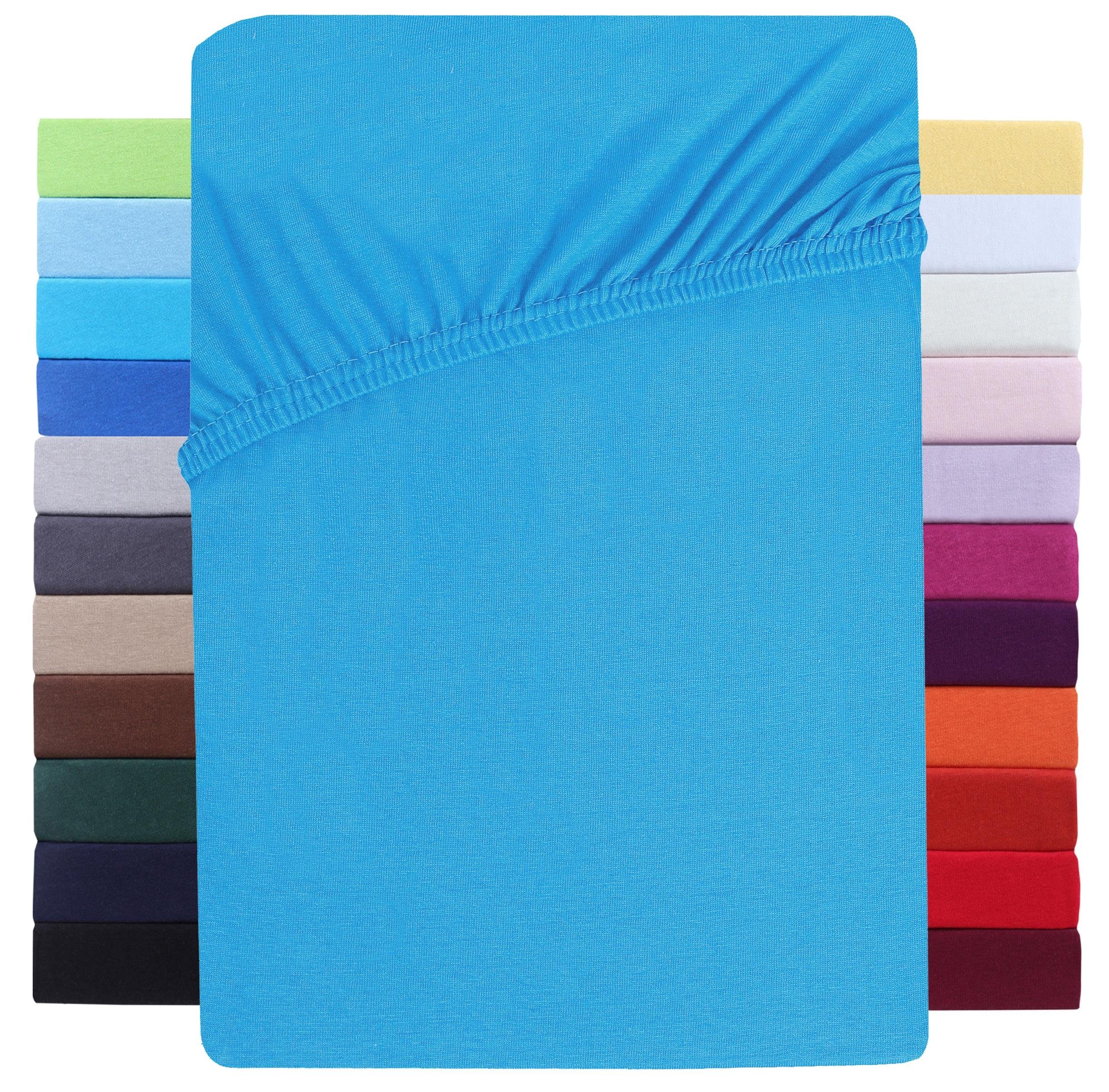 NatureMark Spannbettlaken WASSERBETT Jersey Spannbettlaken, Baumwollmischun günstig online kaufen