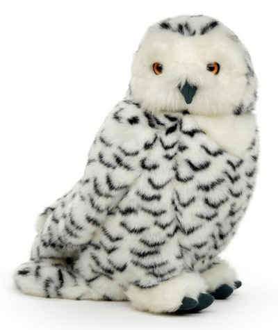 Uni-Toys Kuscheltier »Schnee-Eule m. drehbarem Kopf - Höhe 24 cm - Plüsch-Vogel - Plüschtier«, zu 100 % recyceltes Füllmaterial