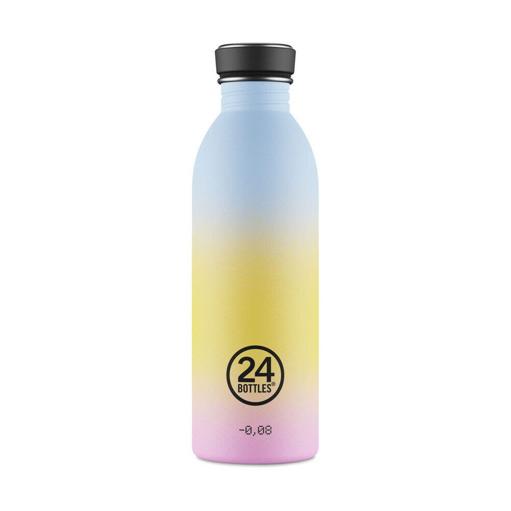 24 Bottles Trinkflasche Trinkflasche 0,5 l Urban Bottle Aurora, Trinkflasche, Ø6,5cm, 18/8 Edelstahl, mehrfarbig