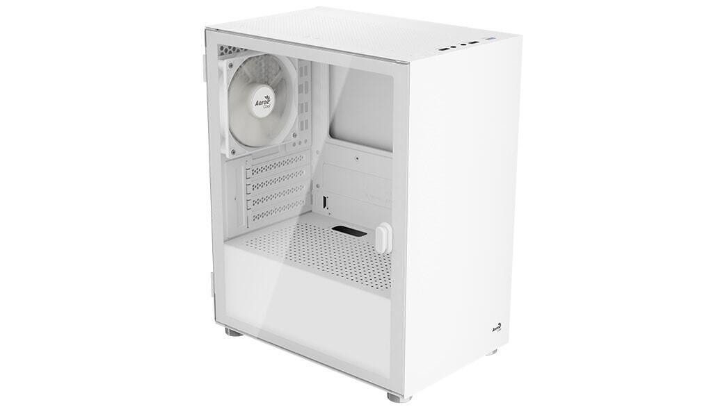PC-Gehäuse CS-111-G-WT-v1 (weiß, Tempered Glass)