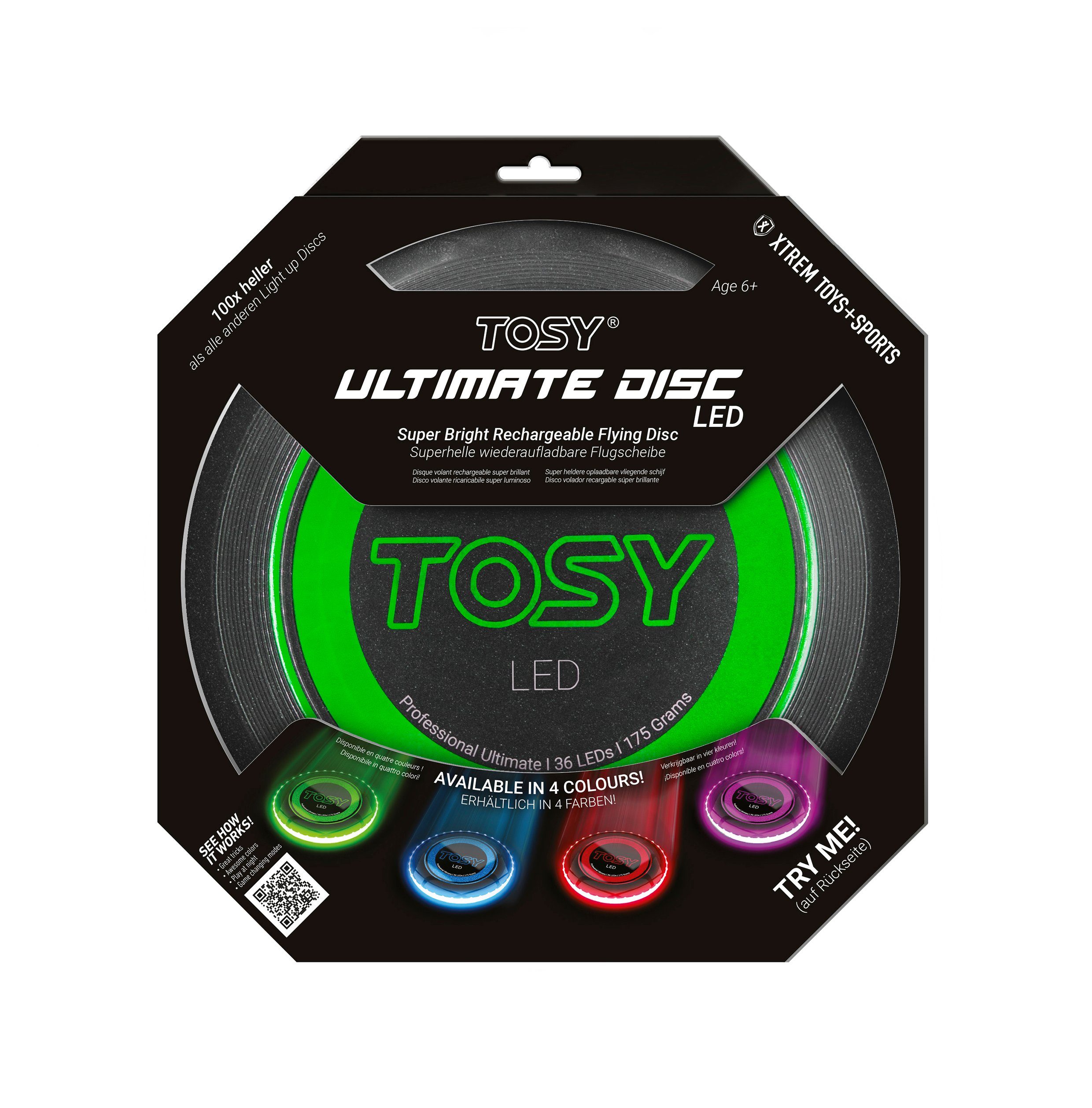 Wurfscheibe TOSY Ultimate Disc LED