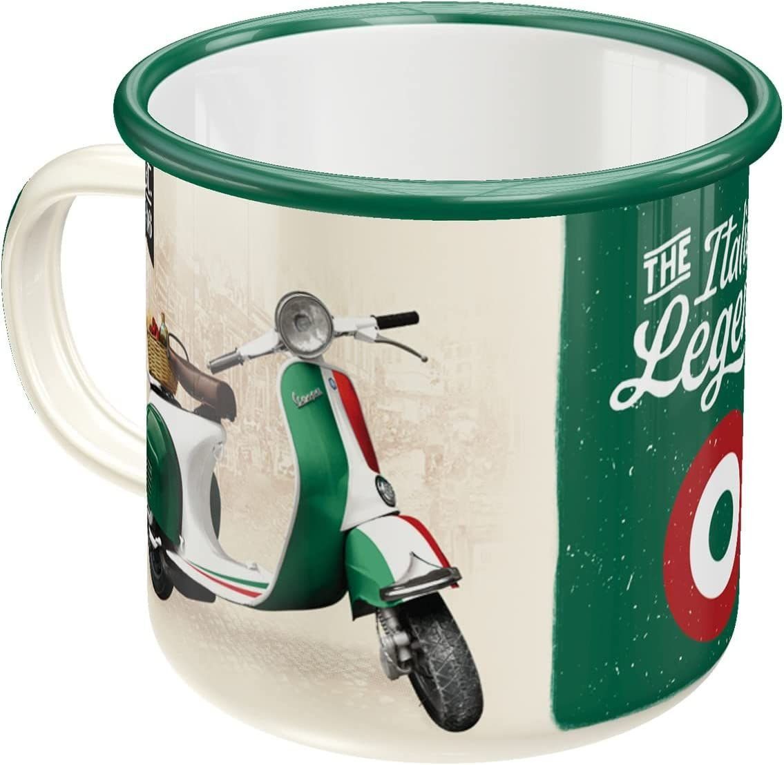 Nostalgic-Art Tasse Emaille-Becher - Vespa - Italian Legend