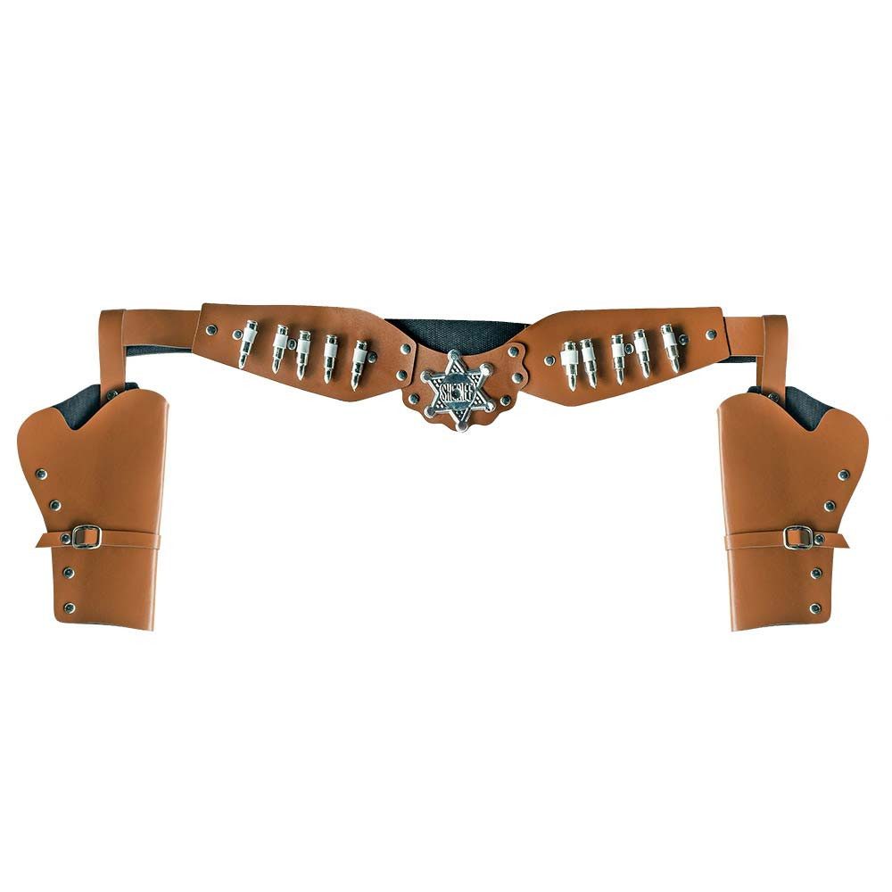 Kostüm Cowboyholster Sheriff braun