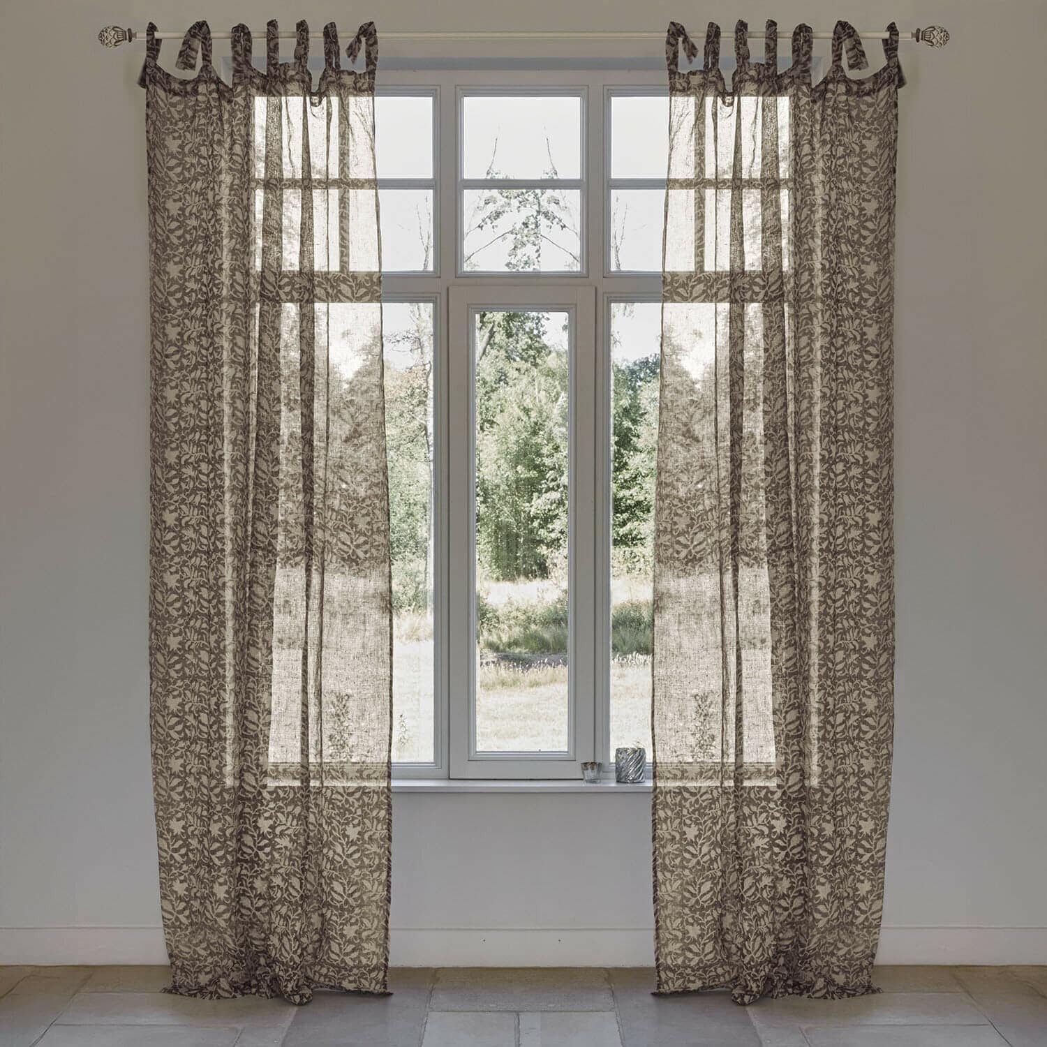 Mirabeau Vorhang Gardine Ziradayn schwarz/beige