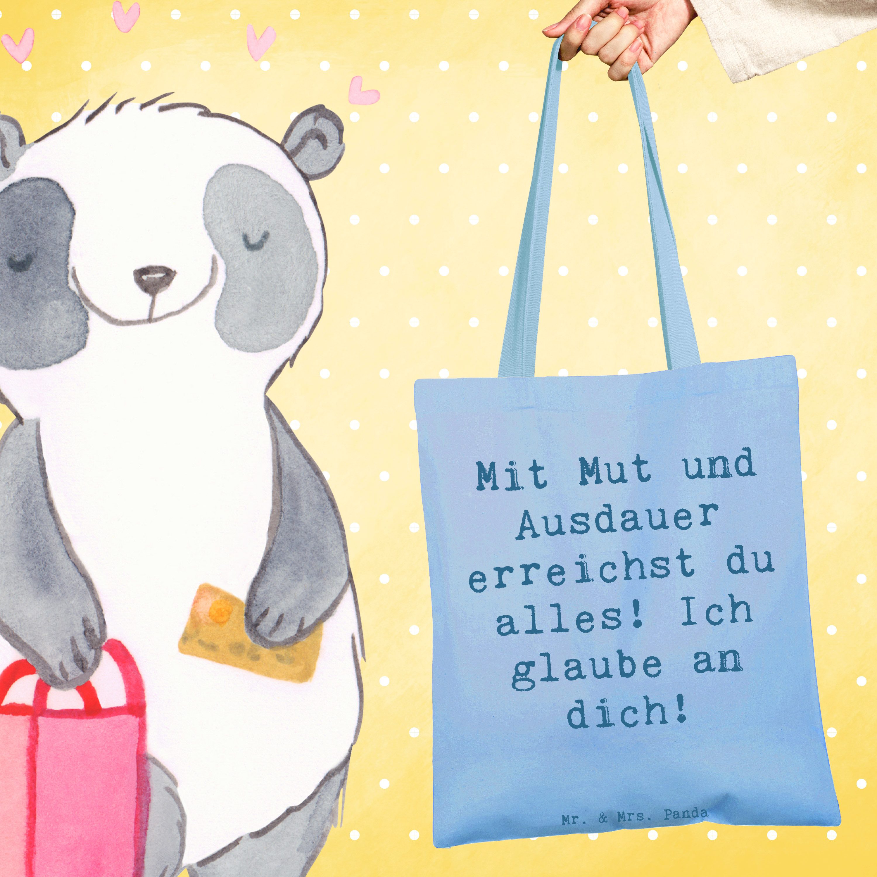 Mr. & Mrs. Panda Tragetasche (Packung, 1-tlg., Sportliche Wettkämpfe), Lange Tragegriffe