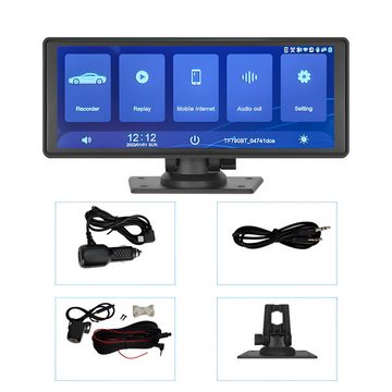 HIYORI 9,3 Zoll Touchscreen-Navigationsgerät für Auto PKW-Navigationsgerät (1080p Dashcam und kabelloser Funktion)