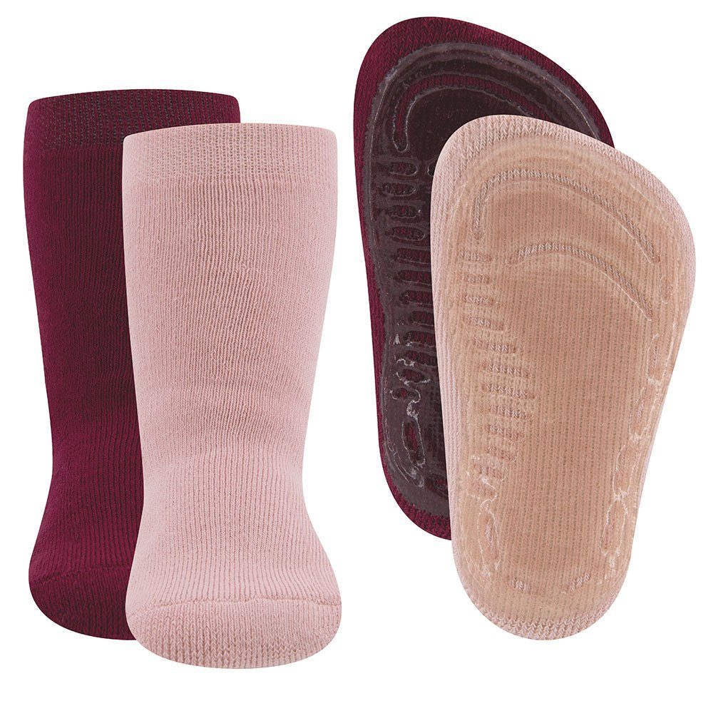 Ewers ABS-Socken Stoppersocken 2er-Set Uni (2-Paar)