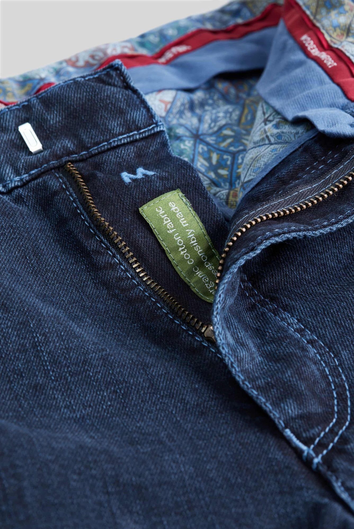 MEYER blau Stretch-Dehnbund Diego mit Regular-fit-Jeans