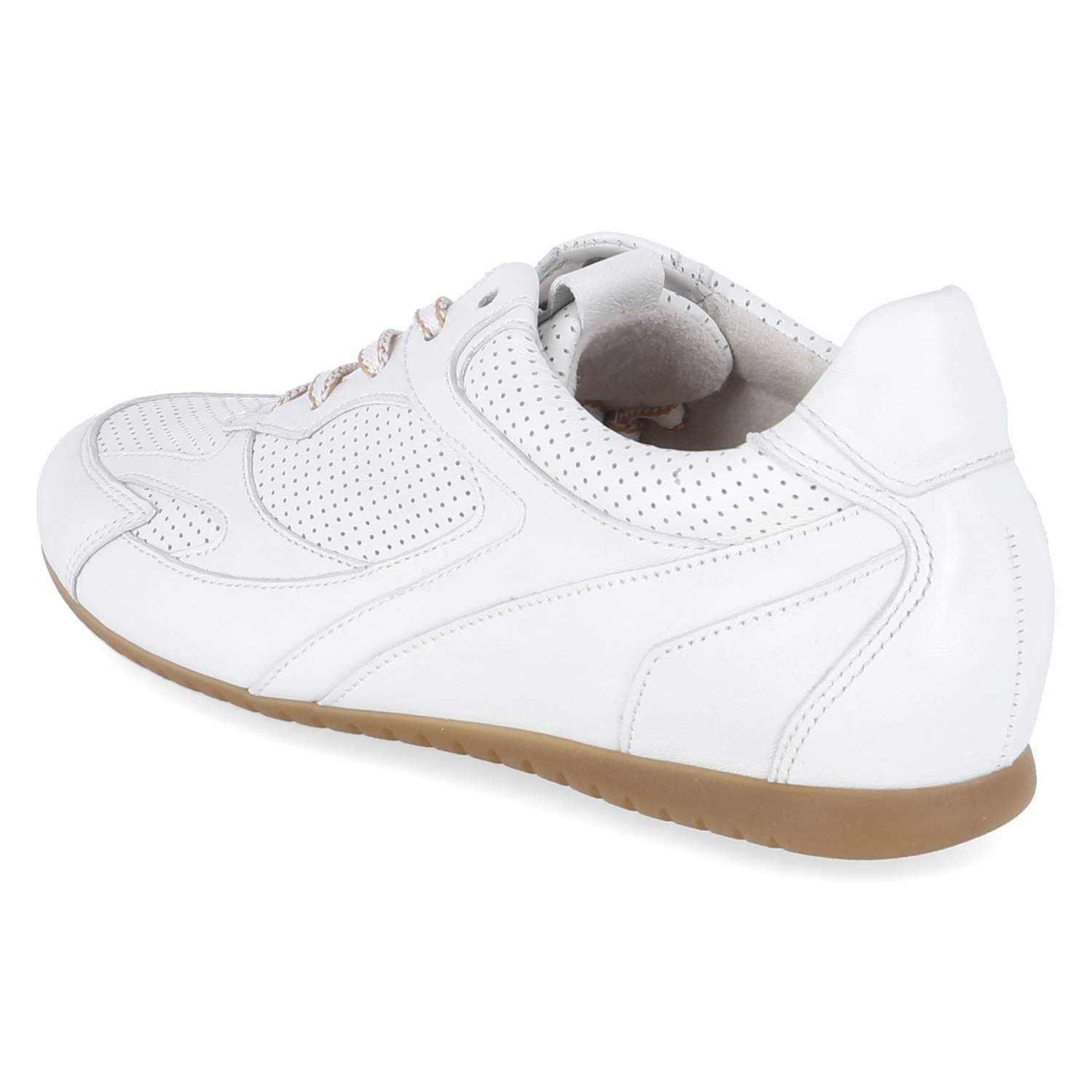 Gabor Gabor 86.565.50 Damen Glattleder white Schnürschuh