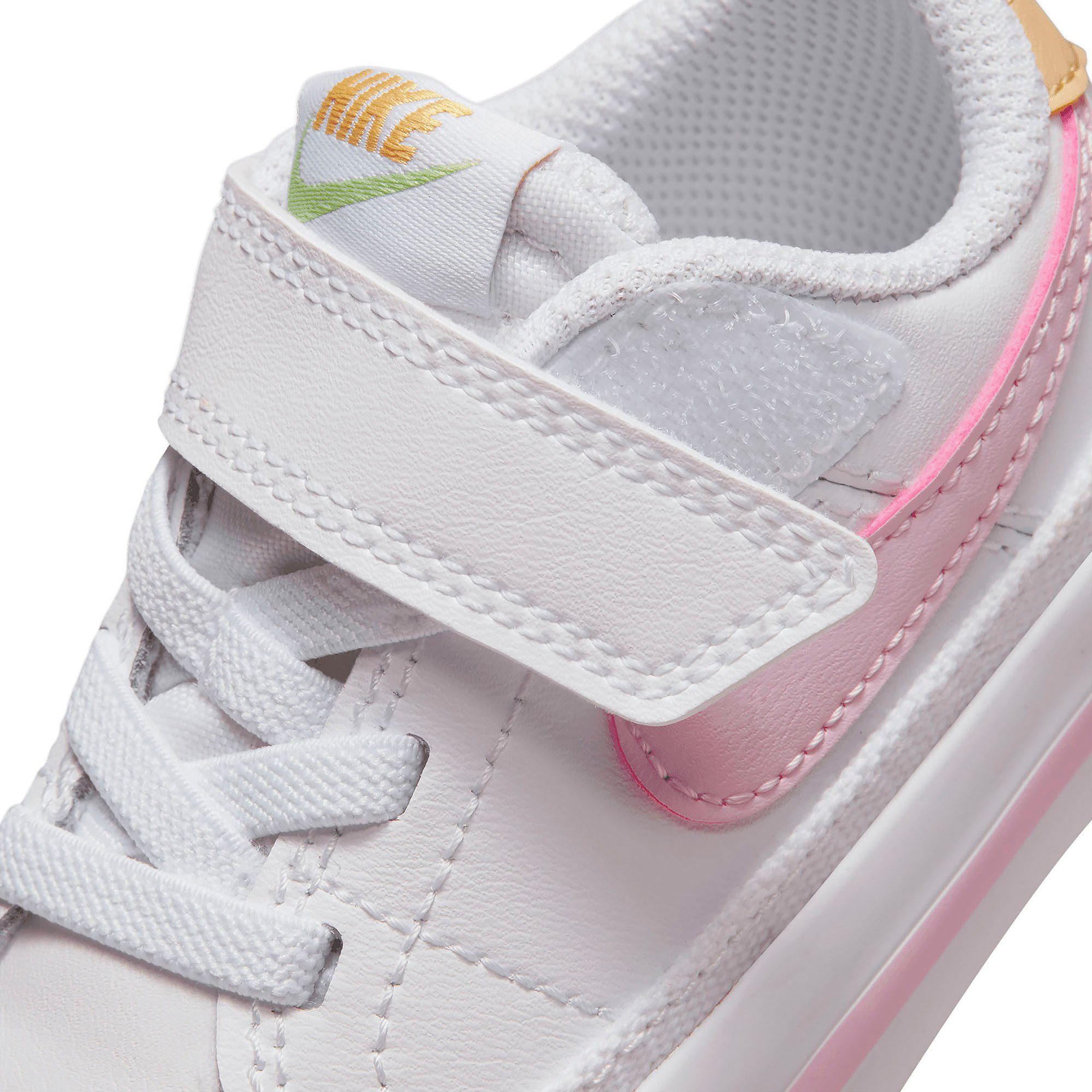 Nike COURT (TD) Sneaker Sportswear WHITE-PINK-FOAM-SESAME-HONEYDEW LEGACY