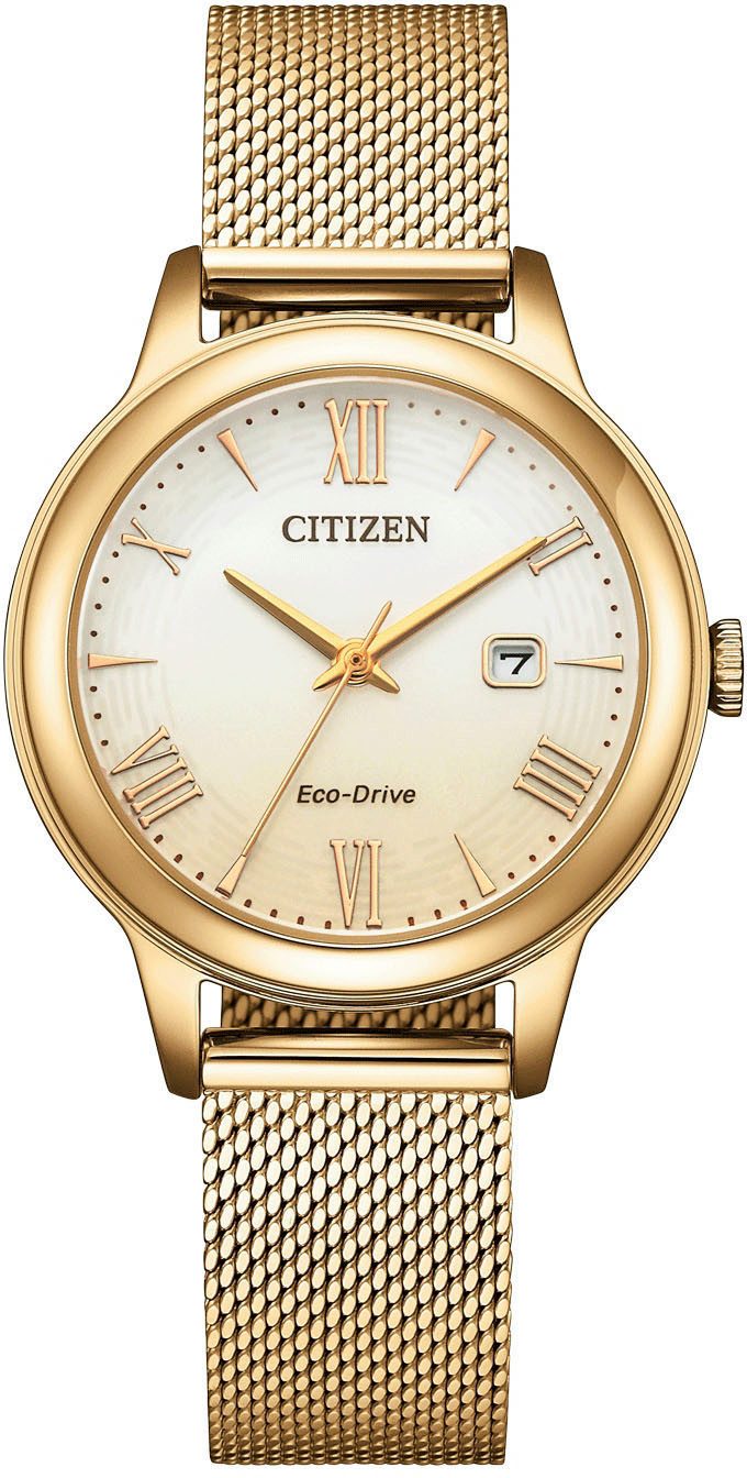 Citizen Solaruhr EW2623-70P, Armbanduhr, Damenuhr, Edelstahlarmband, günstig online kaufen