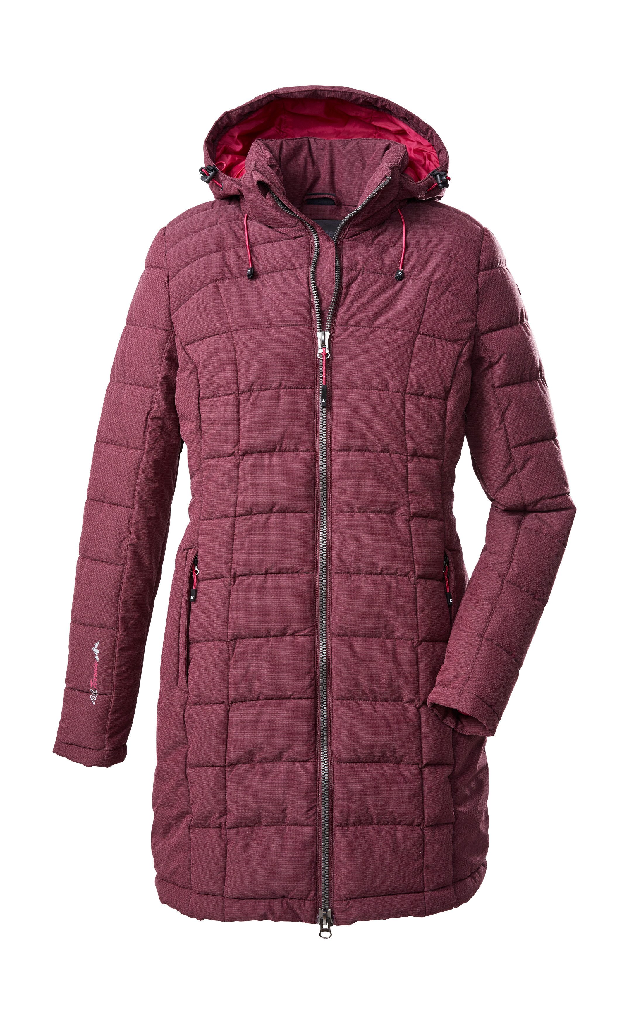 Killtec Steppmantel Skane WMN Quilted PRK Moderner Parka von killtec: warm, wasser- und winddicht, atmungsaktiv