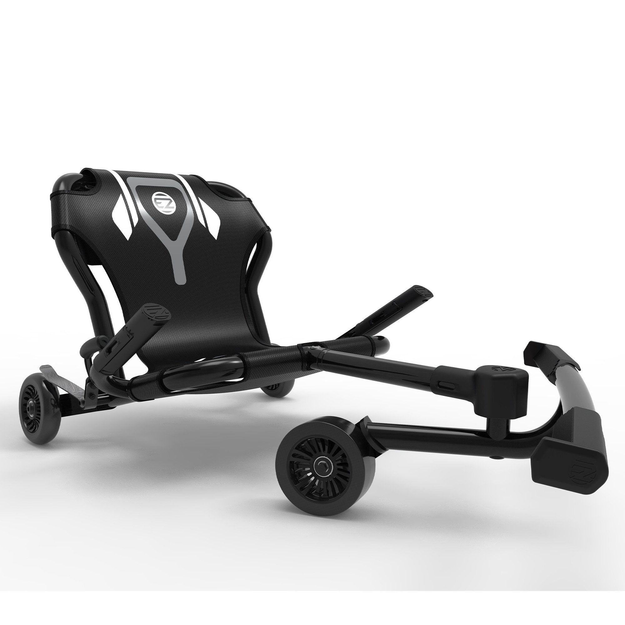 EzyRoller Dreiradscooter Classic X, Kinderfahrzeug für Kinder ab 4 bis 14 Jahre Dreiradscooter Funfahrzeug schwarz