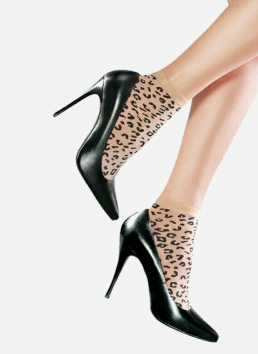 Lycille Feinsocken Elegante transparente Leo-Socken 20 DEN für Damen – Stil & Verführung – Bild 4 von 5
