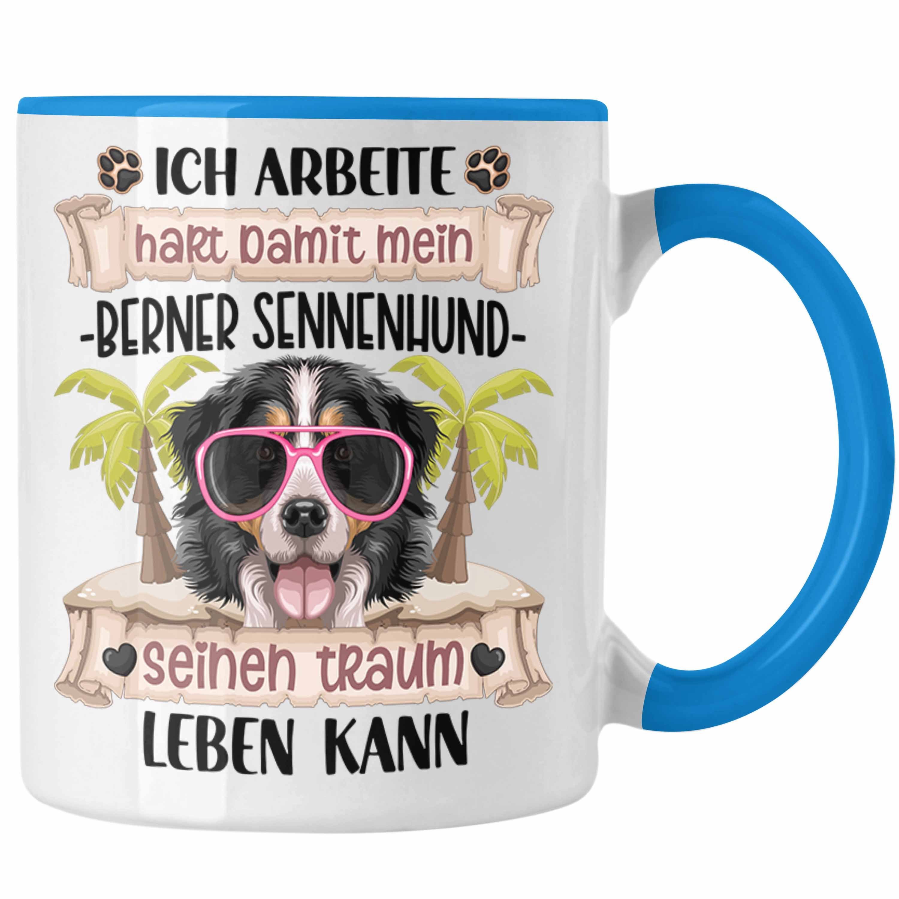 Trendation Ich Besitzer Tasse Lustiger Geschenkidee Blau Sennen Tasse Geschenk Spruch Berner