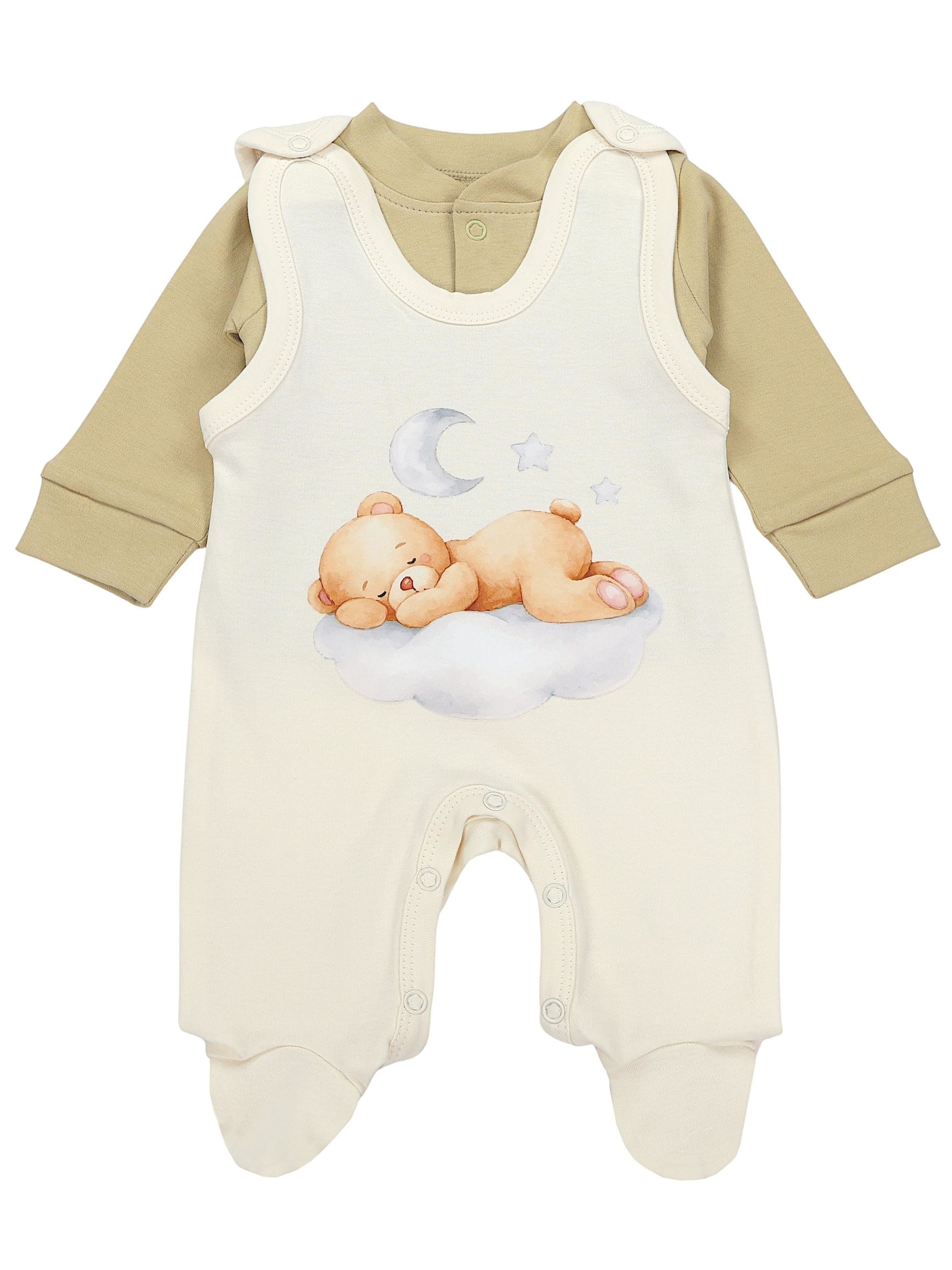 TupTam Strampler TupTam Baby Mädchen Jungen Strampler mit Langarmshirt Aufdruck Spruch von TupTam