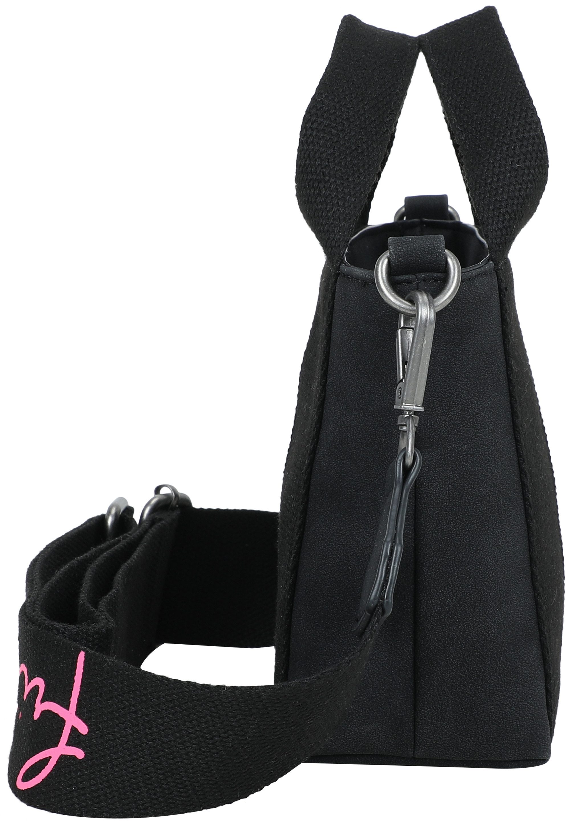 Fritzi aus Preußen Schultertasche Fritzi Bini Jive Blackini, mit breiten Webbing-Schulterriemen