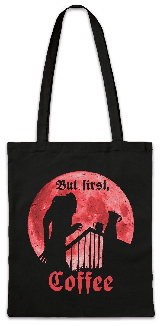 Beuteltasche Nosferatu Coffee Stofftasche Vampir Vampire Kinski Schreck Horror