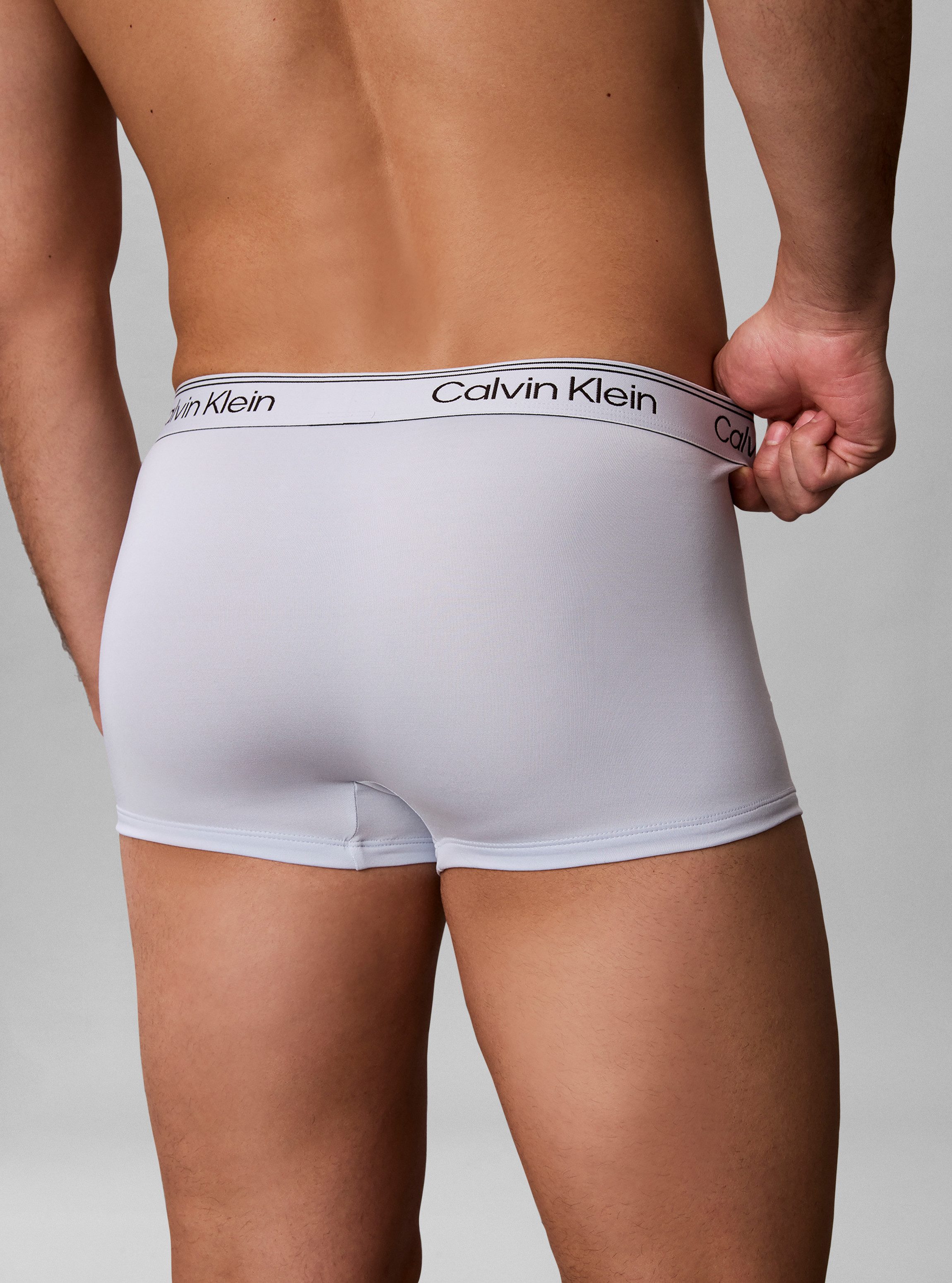 Calvin Klein Underwear Trunk LOW RISE TRUNK 3PK (Packung, 3er-Pack) Regular fit mit elastischem Bund – Bild 5 von 5