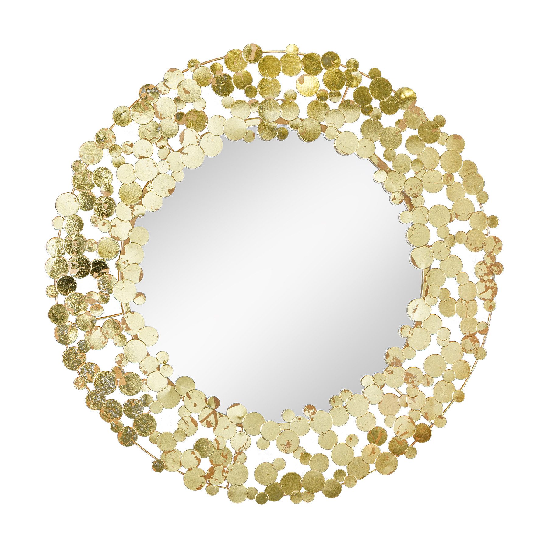 riess-ambiente Wandspiegel COINS XL 80cm antik gold (Einzelartikel, 1-St), günstig online kaufen