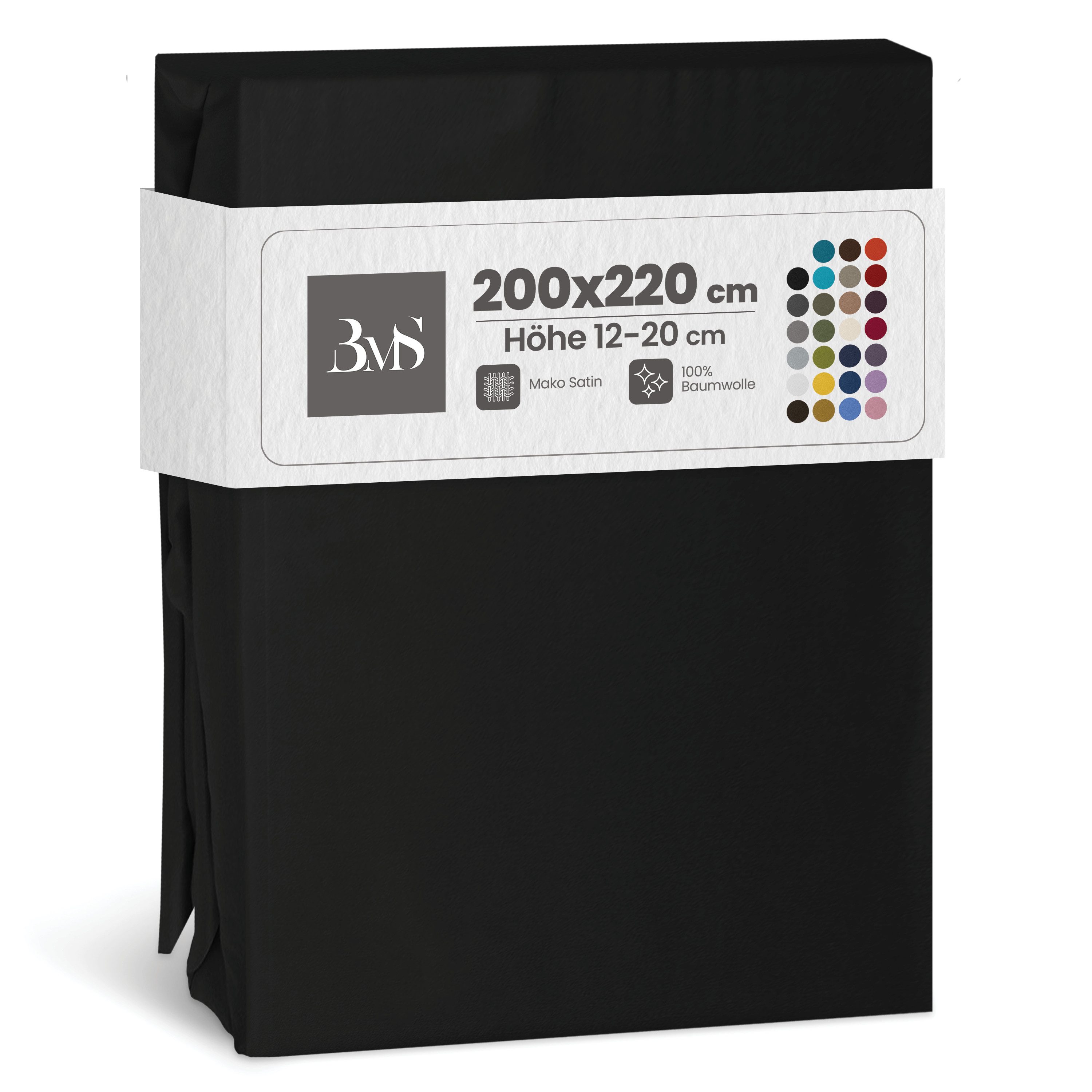 BETTWAESCHE-MIT-STIL Spannbettlaken Mako Satin Spannbettlaken, Matratzenhöh günstig online kaufen