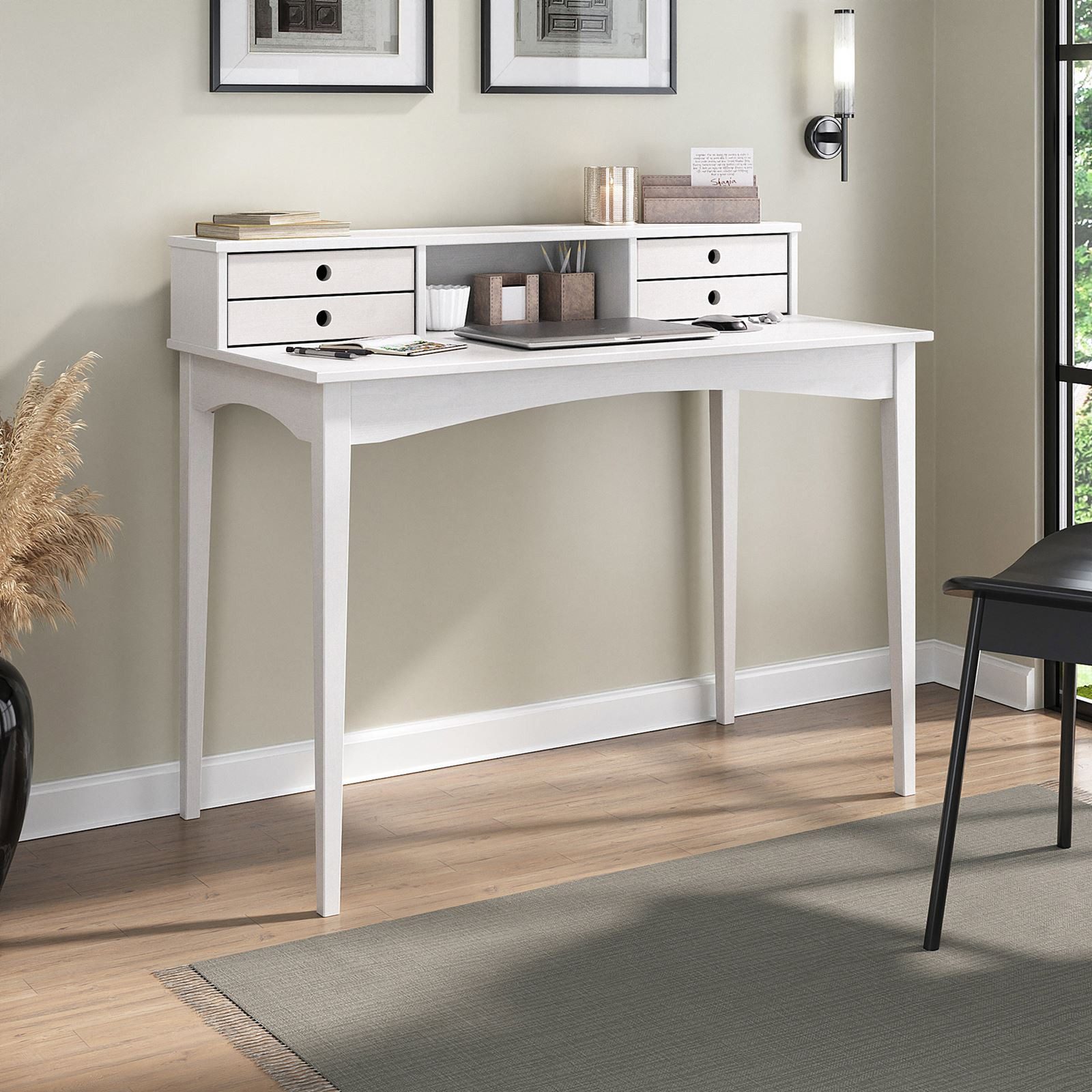 IDIMEX Schreibtisch Schreibtisch, Home Office Tisch mit 4 Schubladen aus Ma günstig online kaufen