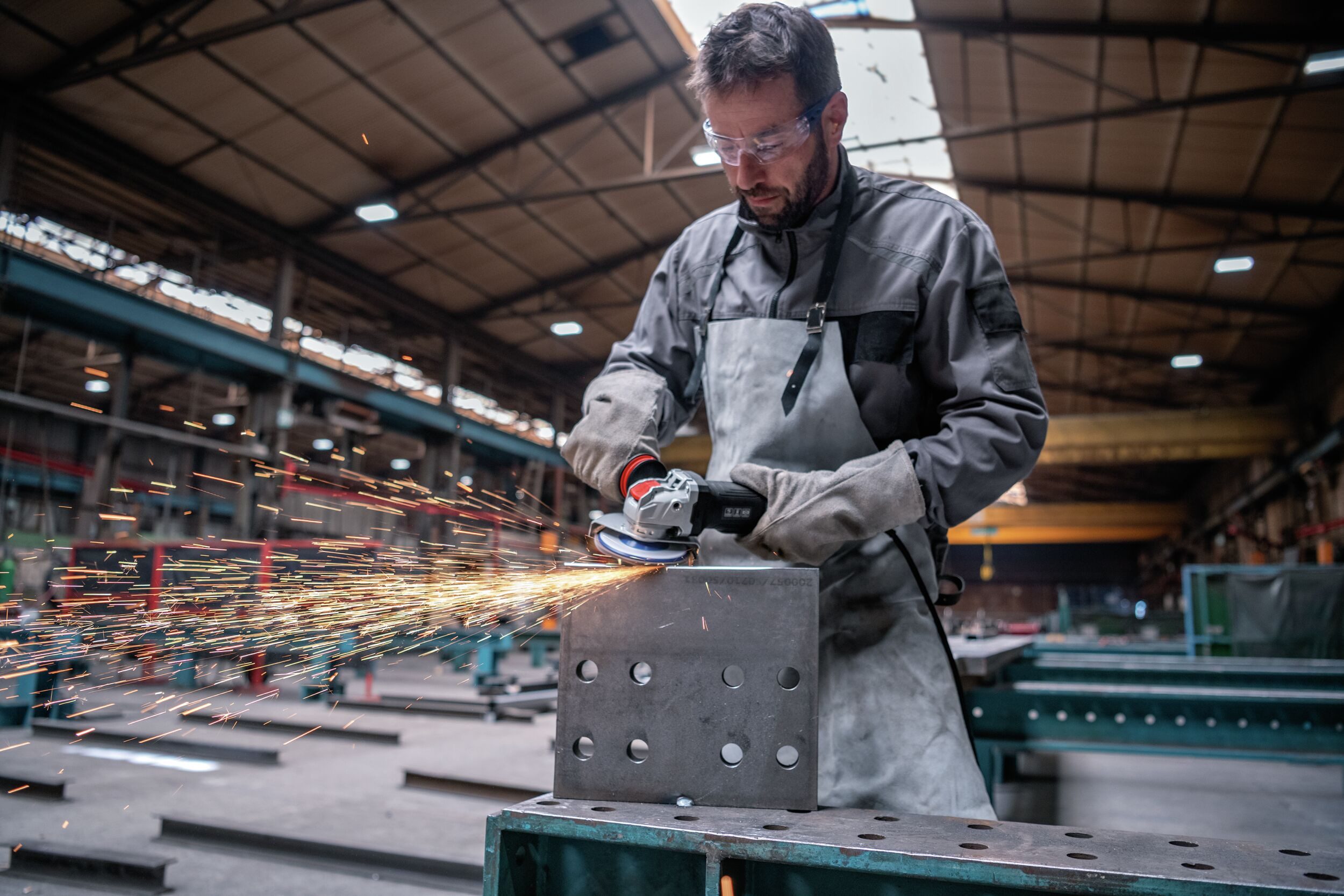 BOSCH Winkelschleifer GWX 17-125 PSB, max. 11500 U/min, Mit X-LOCK - im Karton