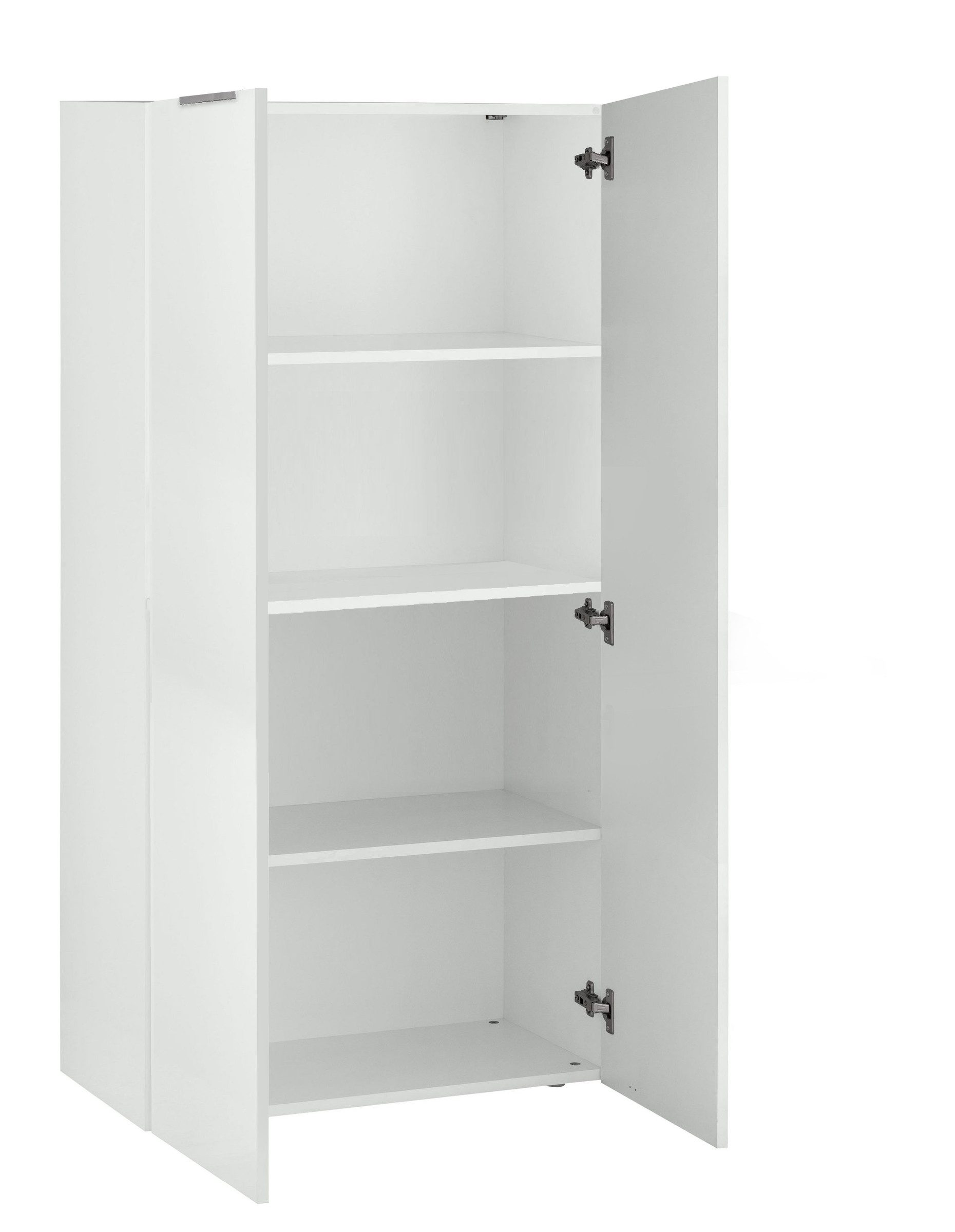 freiraum Aktenschrank Desenzano in Weiß Hochglanz - 70x140x35cm (BxHxT) günstig online kaufen