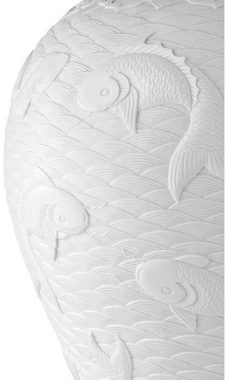 Casa Padrino Tischleuchte Luxus Porzellan Tischleuchte Weiß - Limited Edition