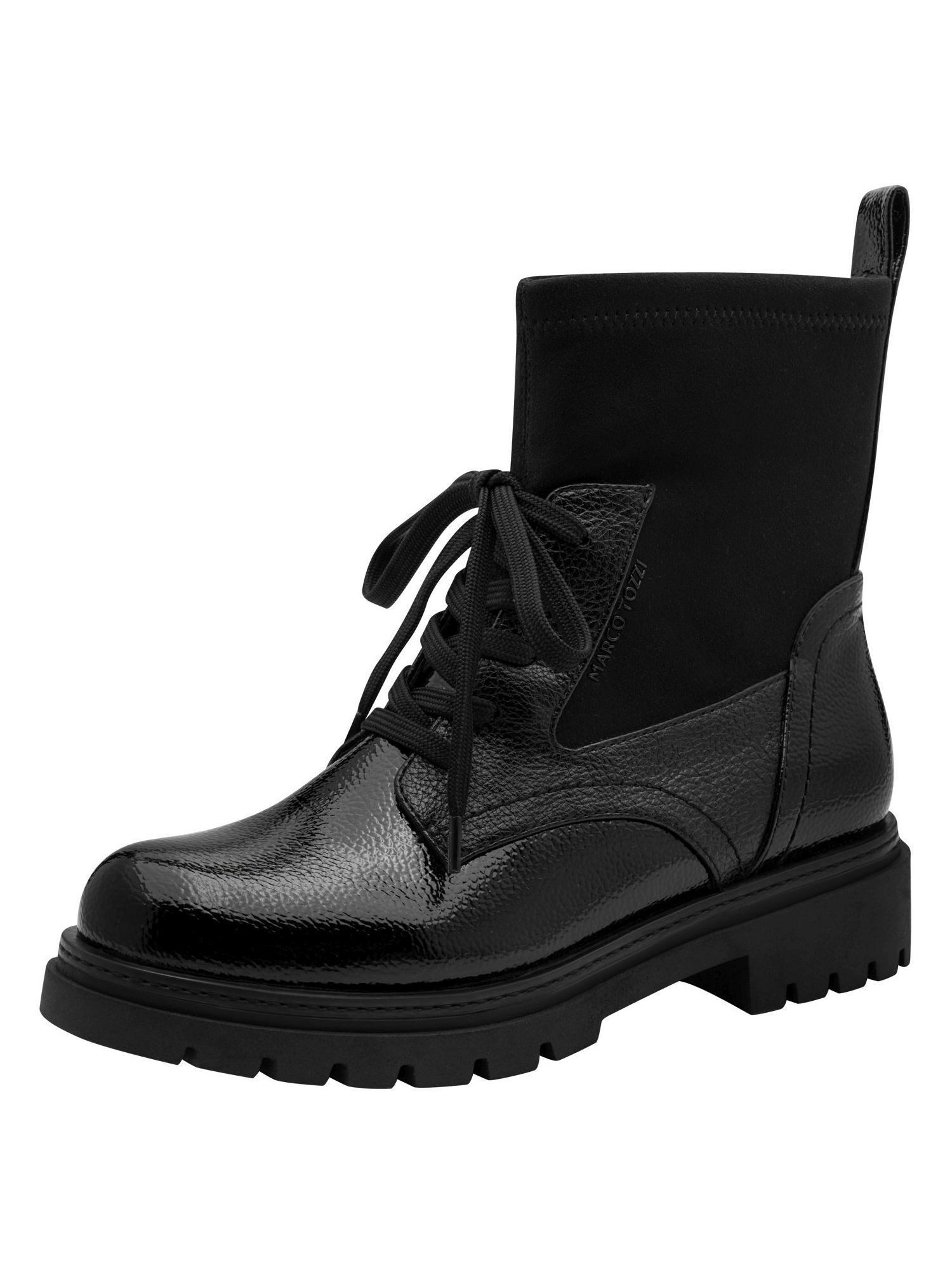 MARCO TOZZI Vegan, MT FEEL ME mit Blockabsatz Blockabsatz Stiefelette Vegan