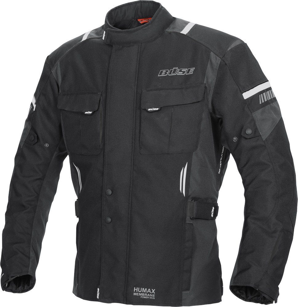 Büse Motorradjacke Textiljacke Breno Pro Schwarz/Gelb