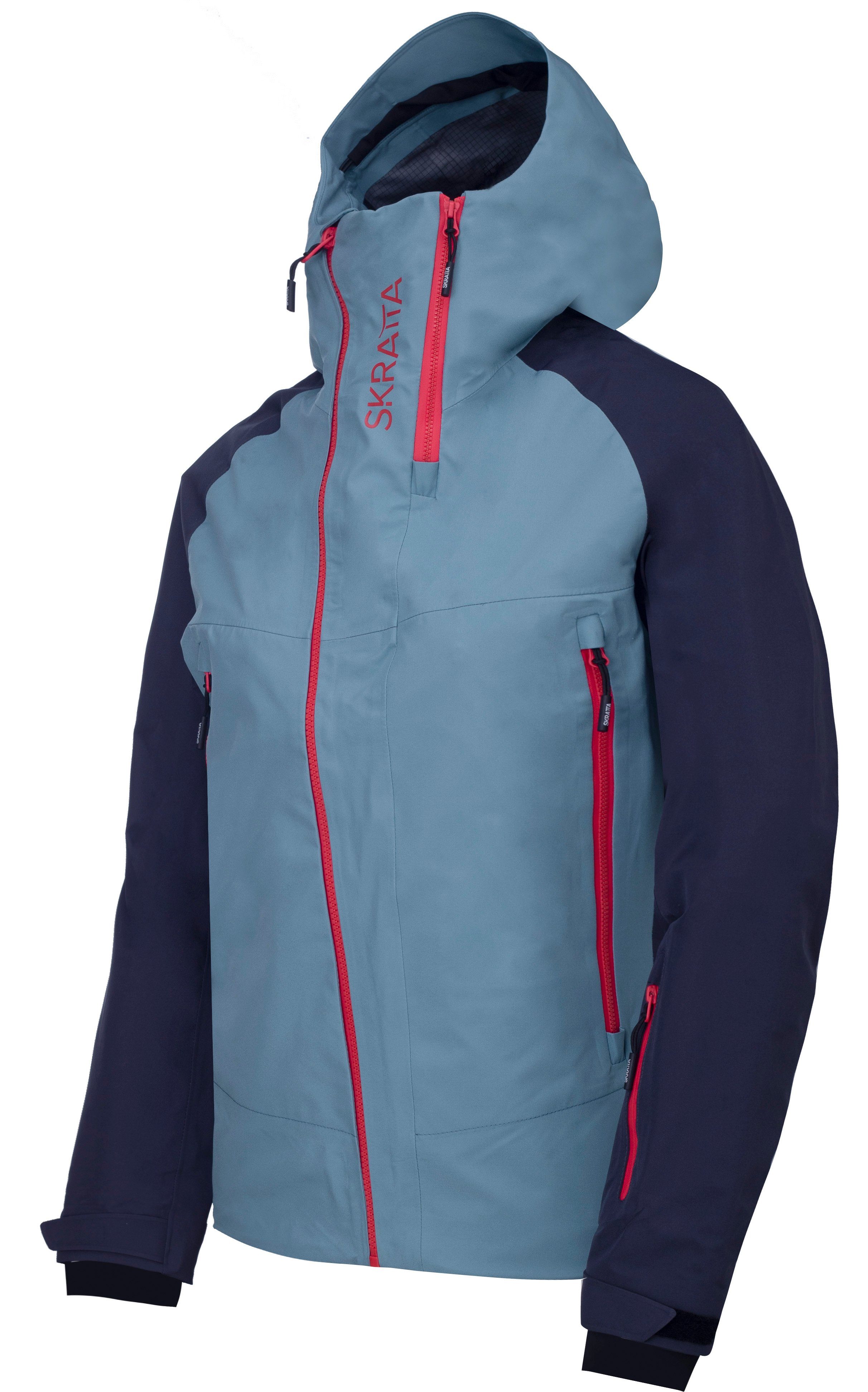 Skijacke Damen 3 Lagen Jacke Heli