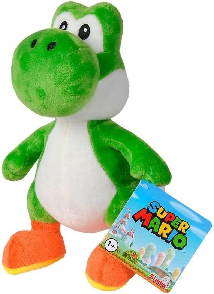 soma Kuscheltier Soma Yoshi grün Drache Super Mario Brothers Plüschfigur, 25cm (1-St), Super weicher Plüsch Stofftier Kuscheltier für Kinder zum spielen